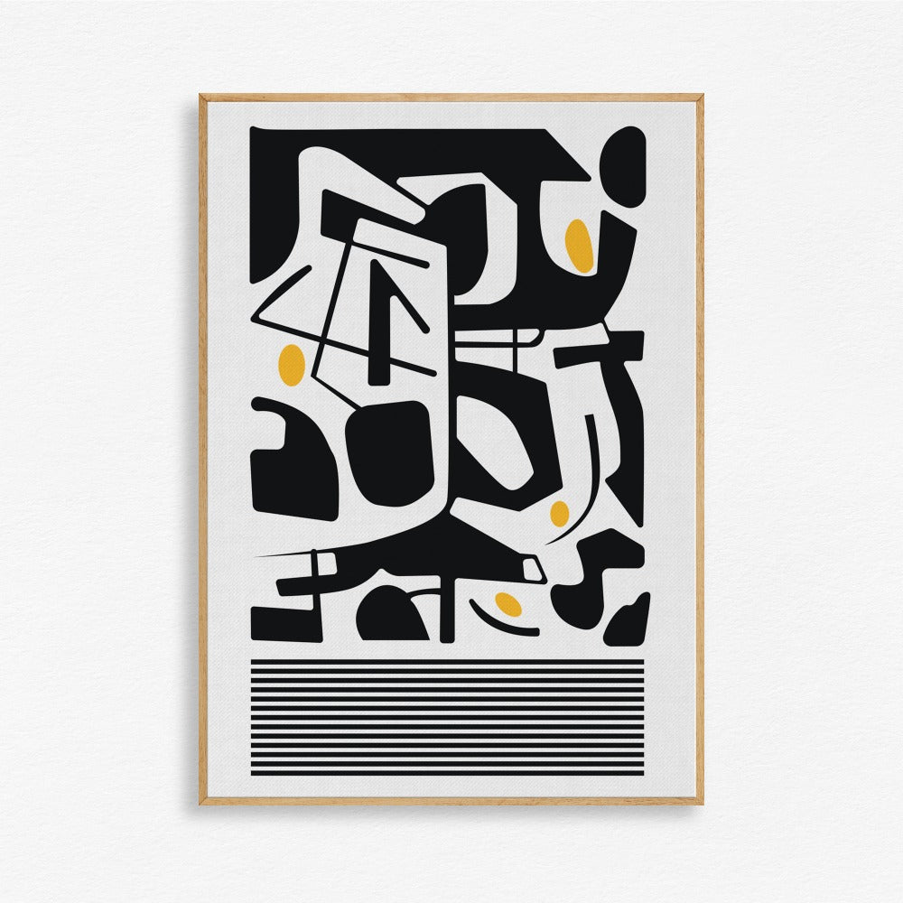 Yellow Touch Abstract