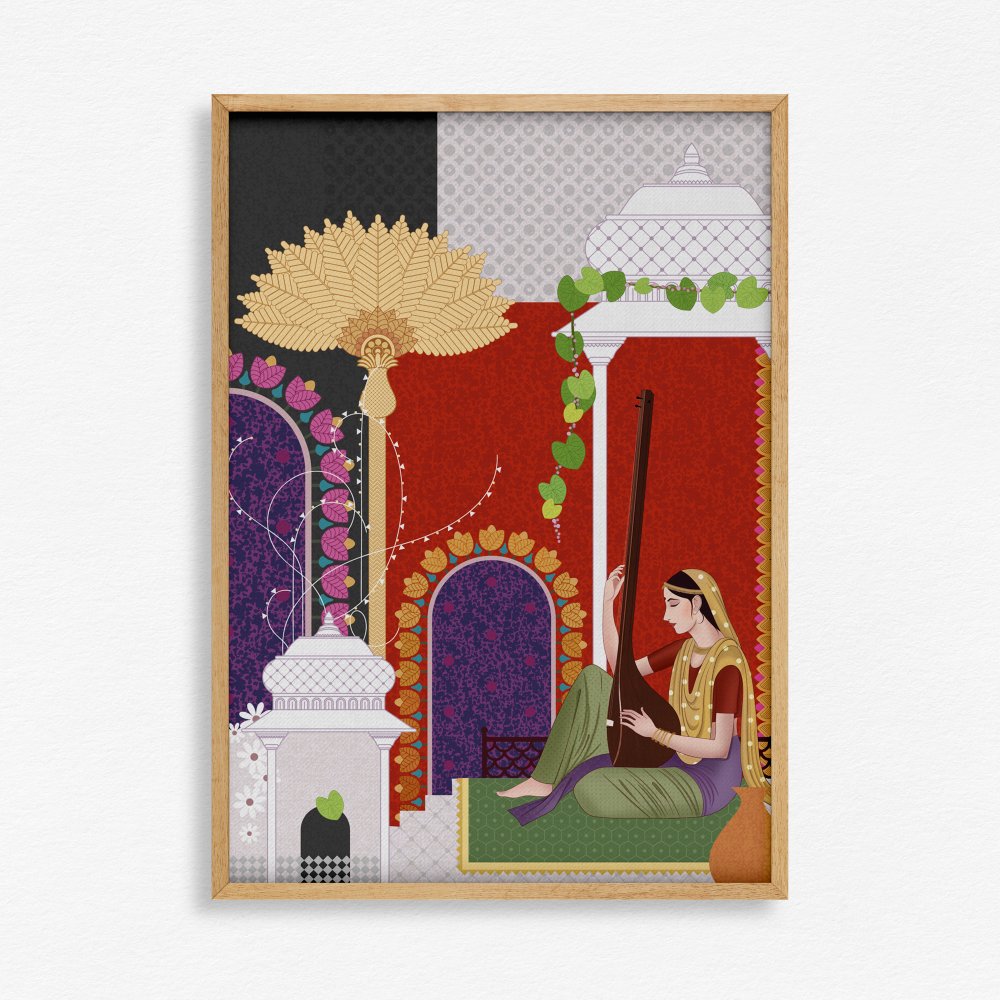 Ravi Paranjape - Lady at Window-1