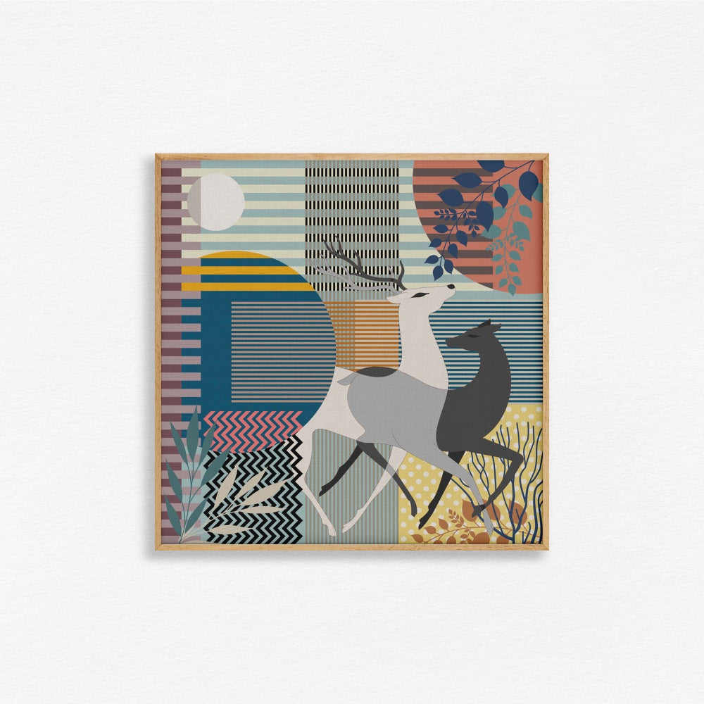 Deer in Colour World