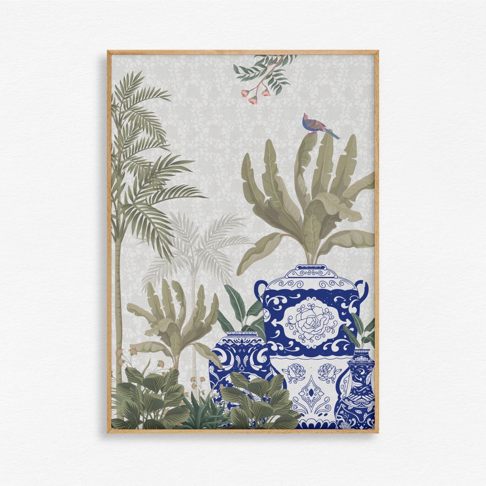 That Blue Persian Pots - Side