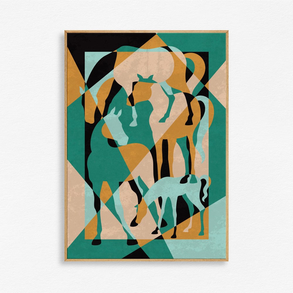 Warm and Cool colours in Picasso Style