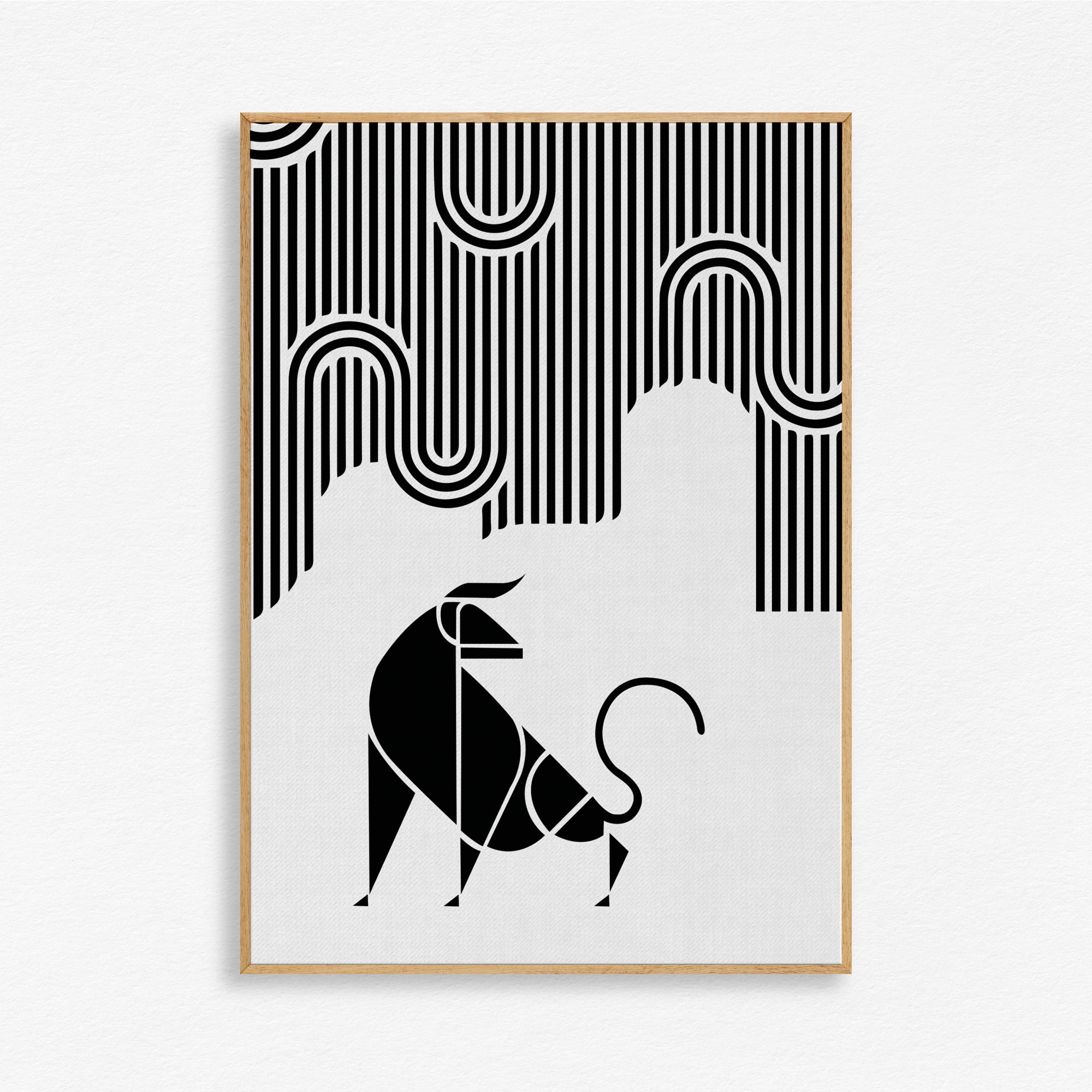 A Region of Activity Bull Wall Art