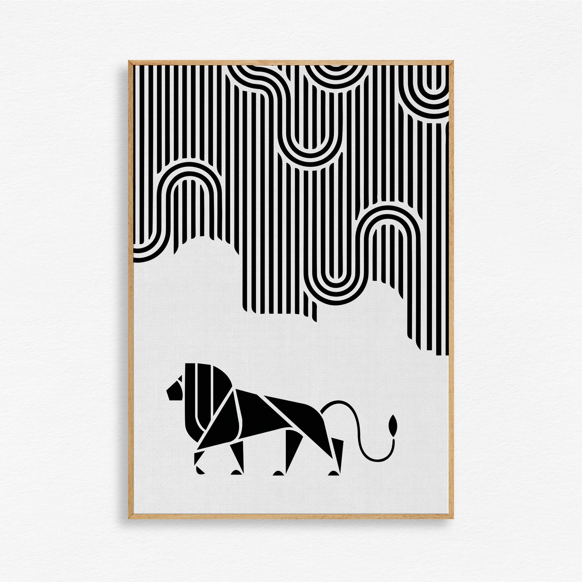 Region of Power – The Majestic Lion Wall Art