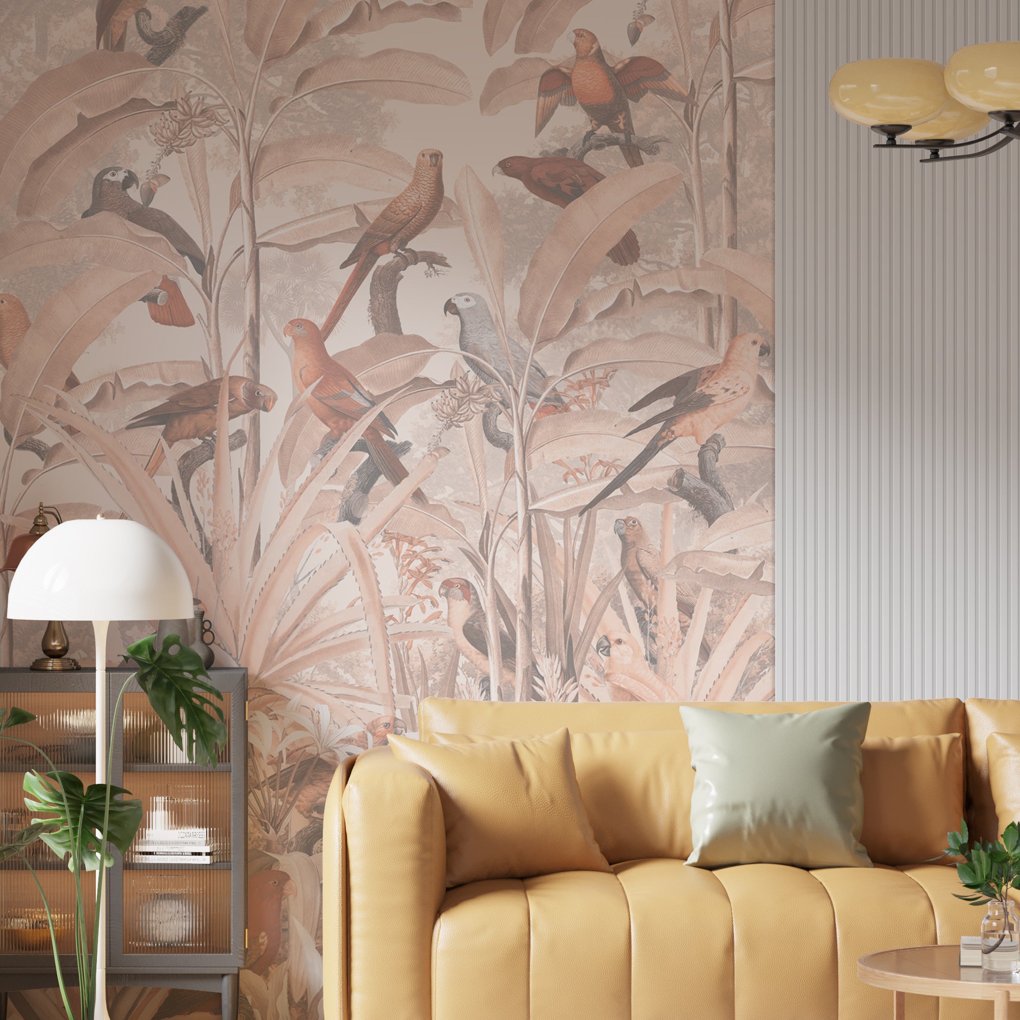 Flight in Pastel Tone Wallpaper