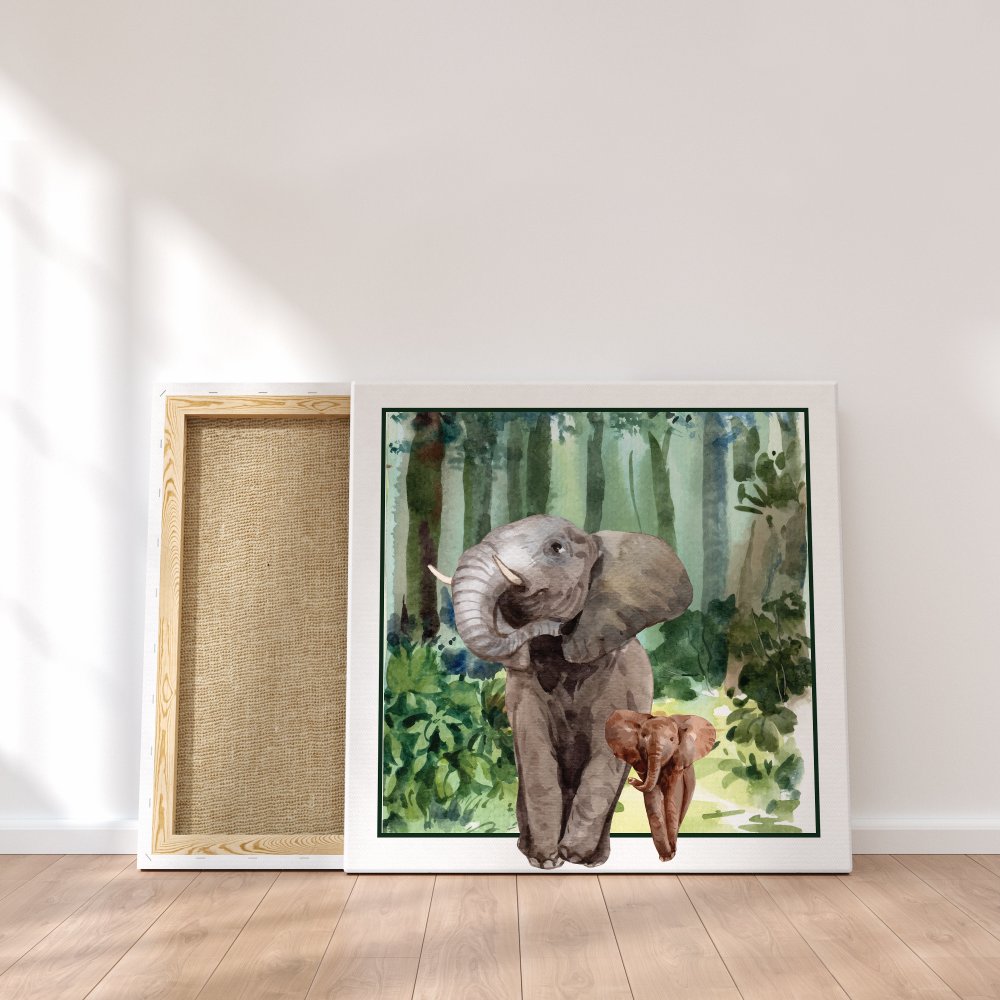 Mother Elephant and calf