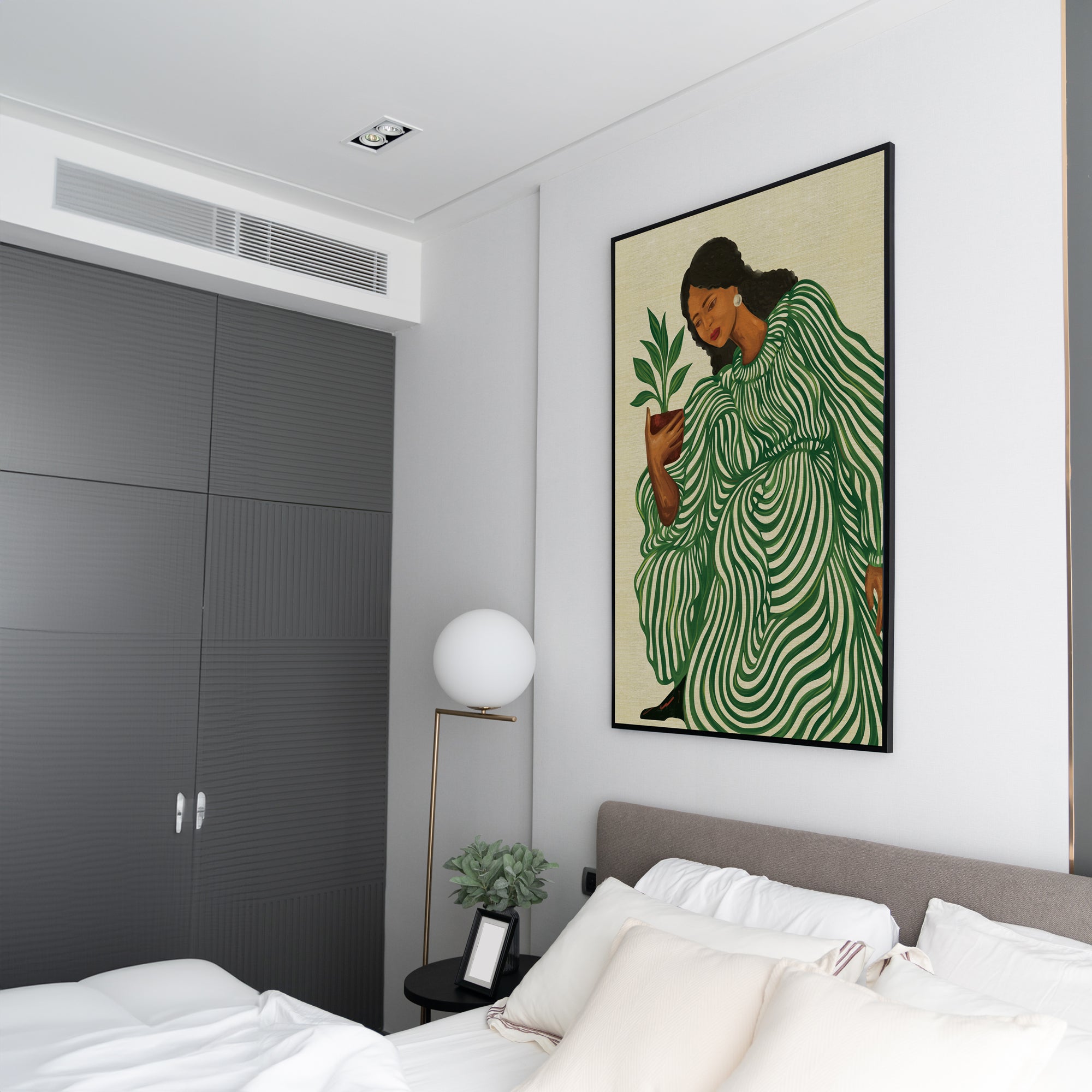 Nurturing Stillness Wall Art Canvas Painting