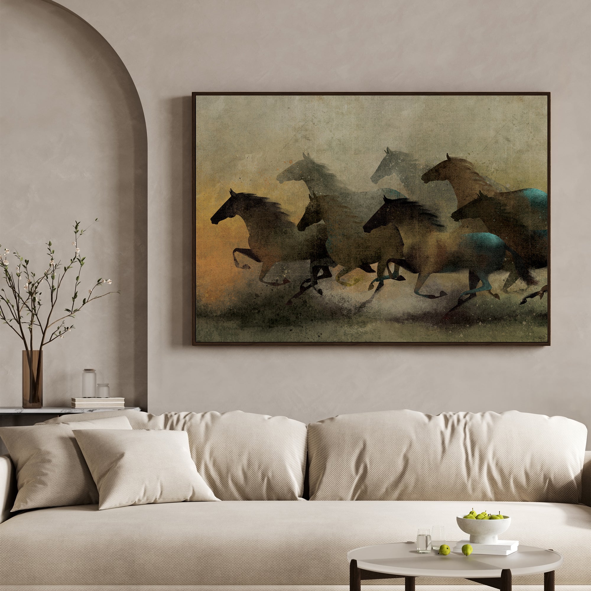 The 7 Horses Wall Art