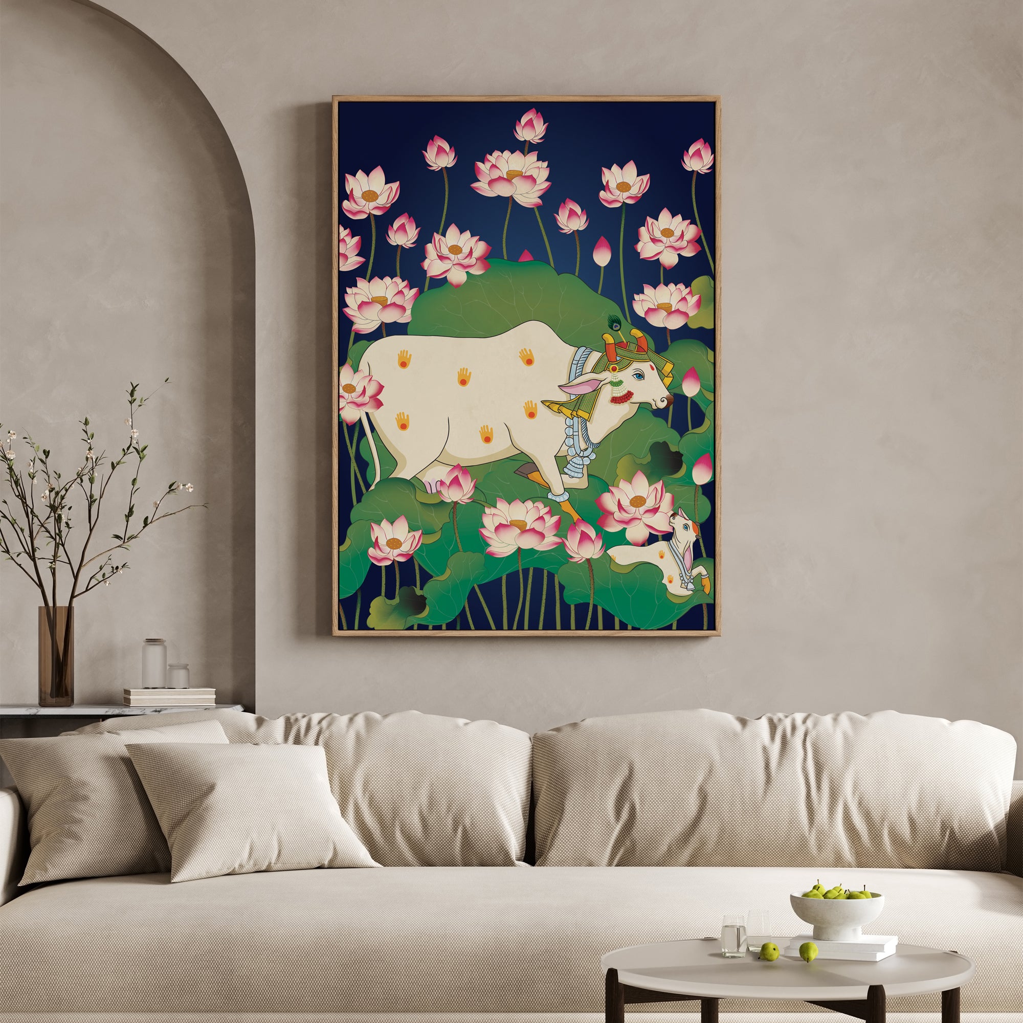 Vraj ki Chavi Wall Art Canvas Painting