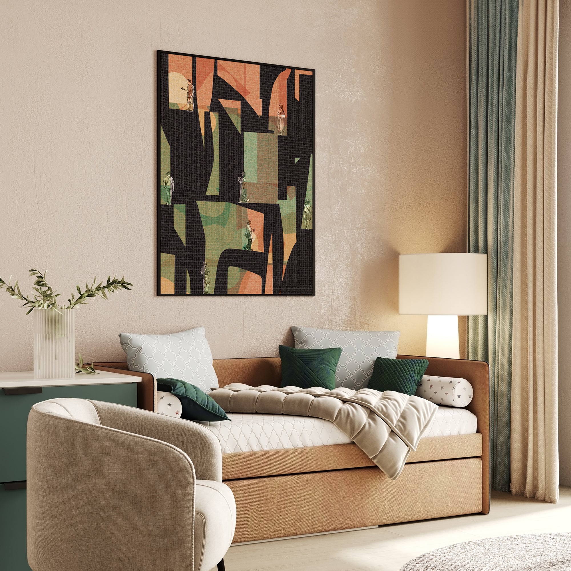 Samayantaral Wall Art Canvas Painting