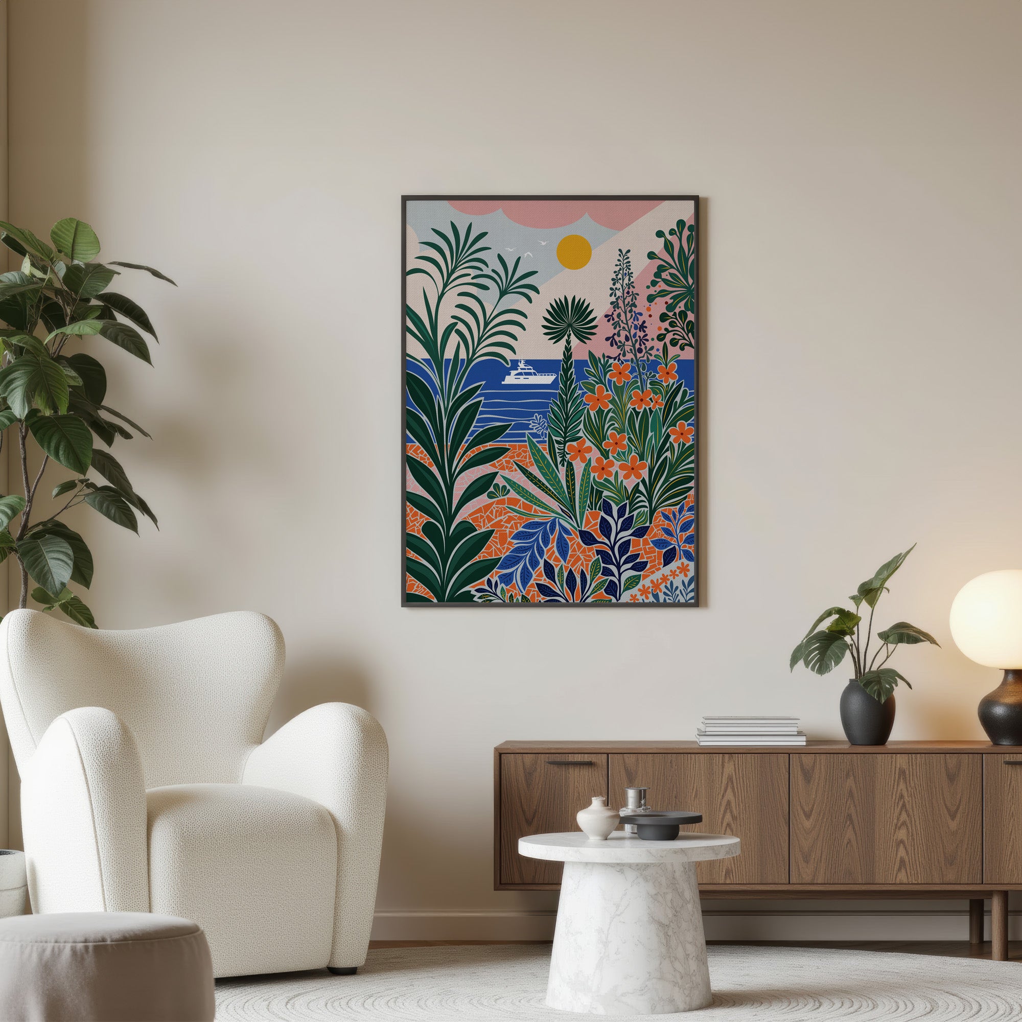 Drifting in Scarlet Silence