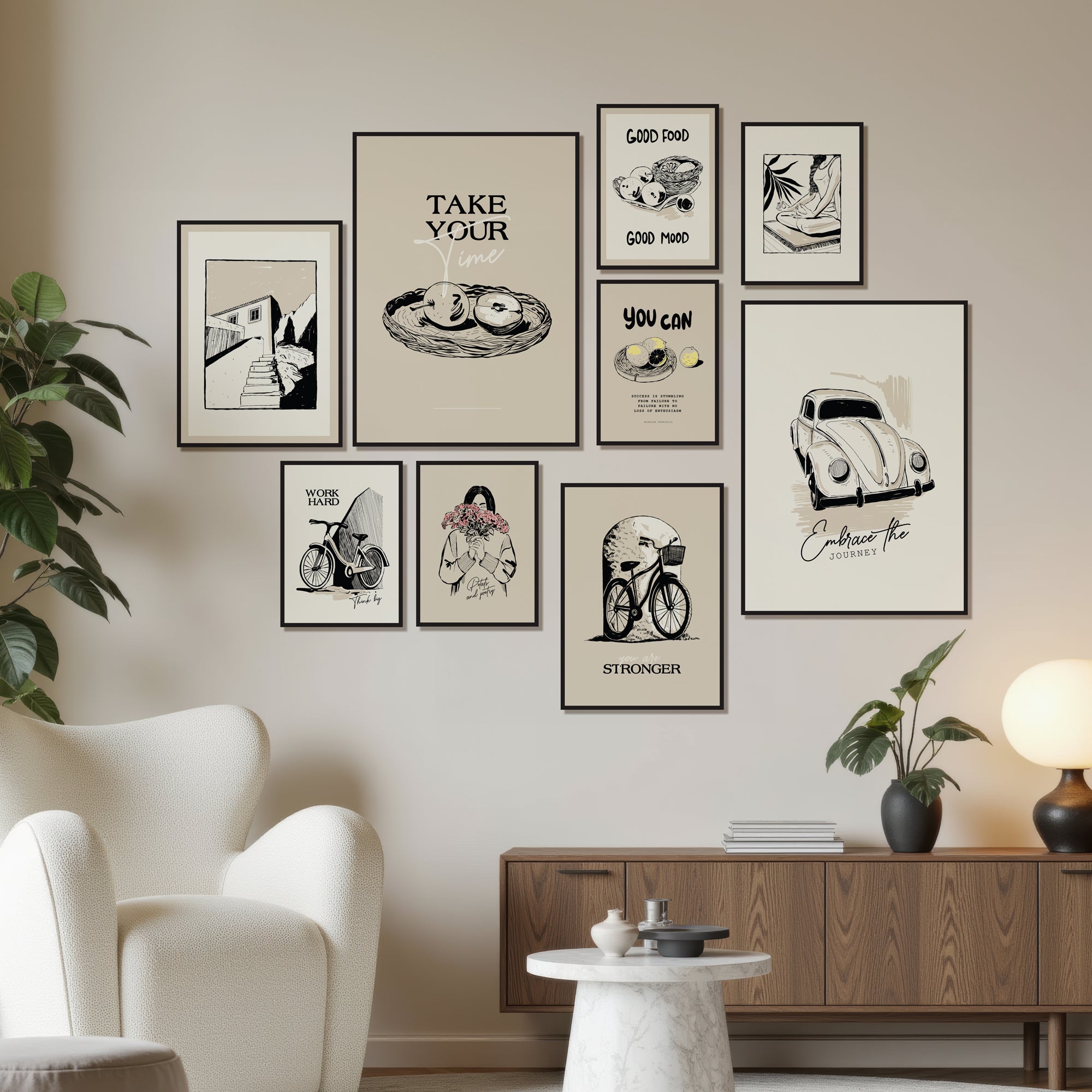 Bloom of thought - Set of 9