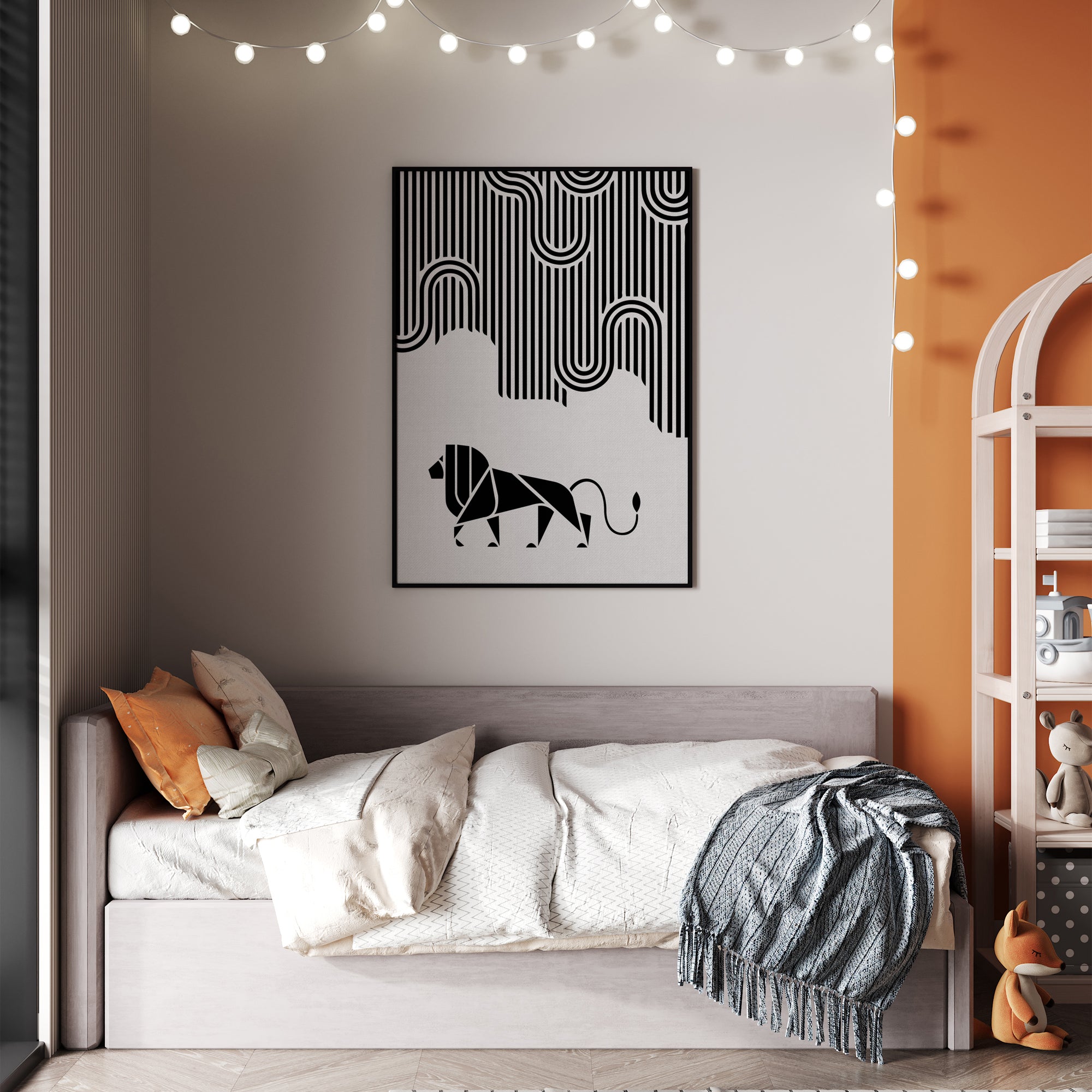 Region of Power – The Majestic Lion Wall Art