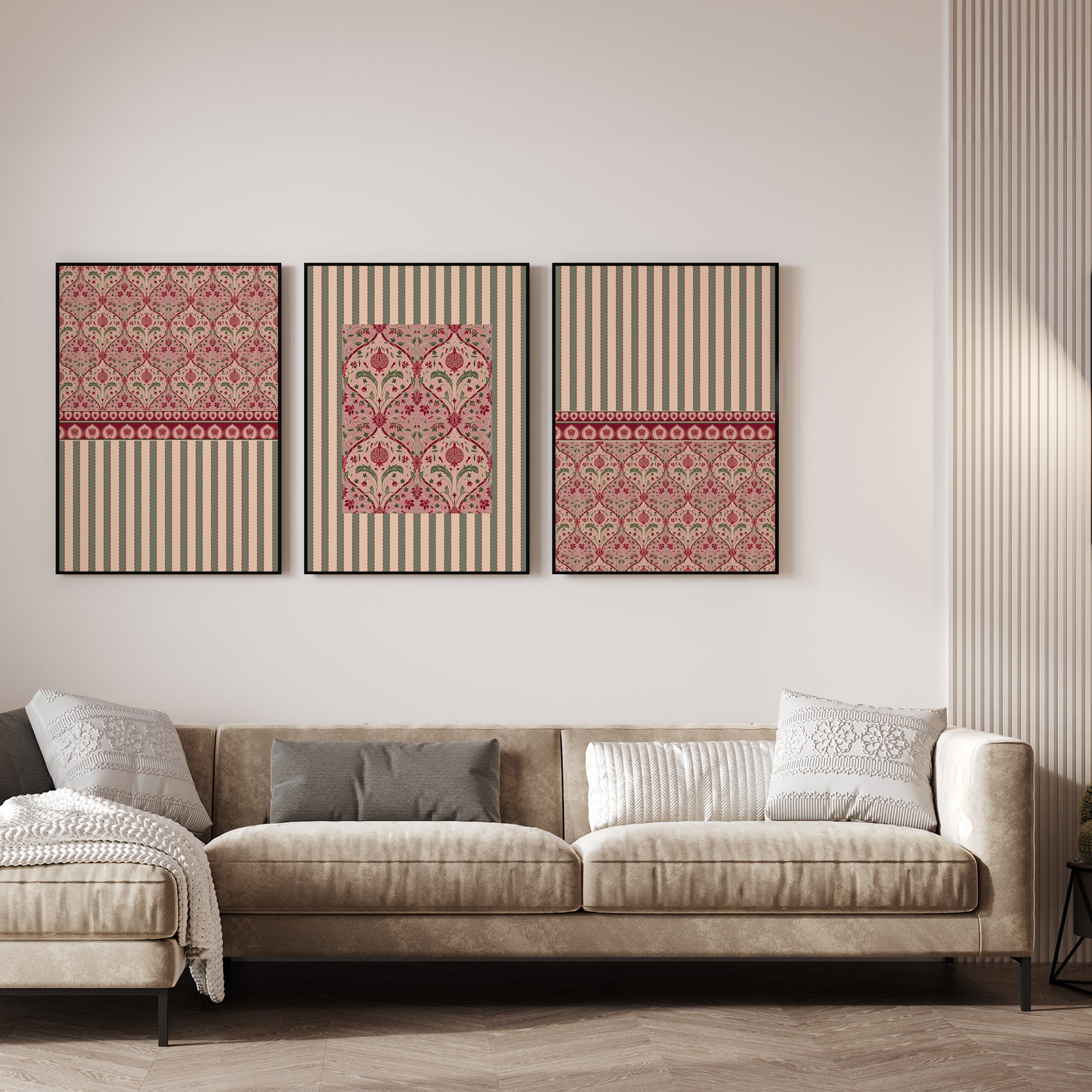 Pomegranate Paradise - Set of 3