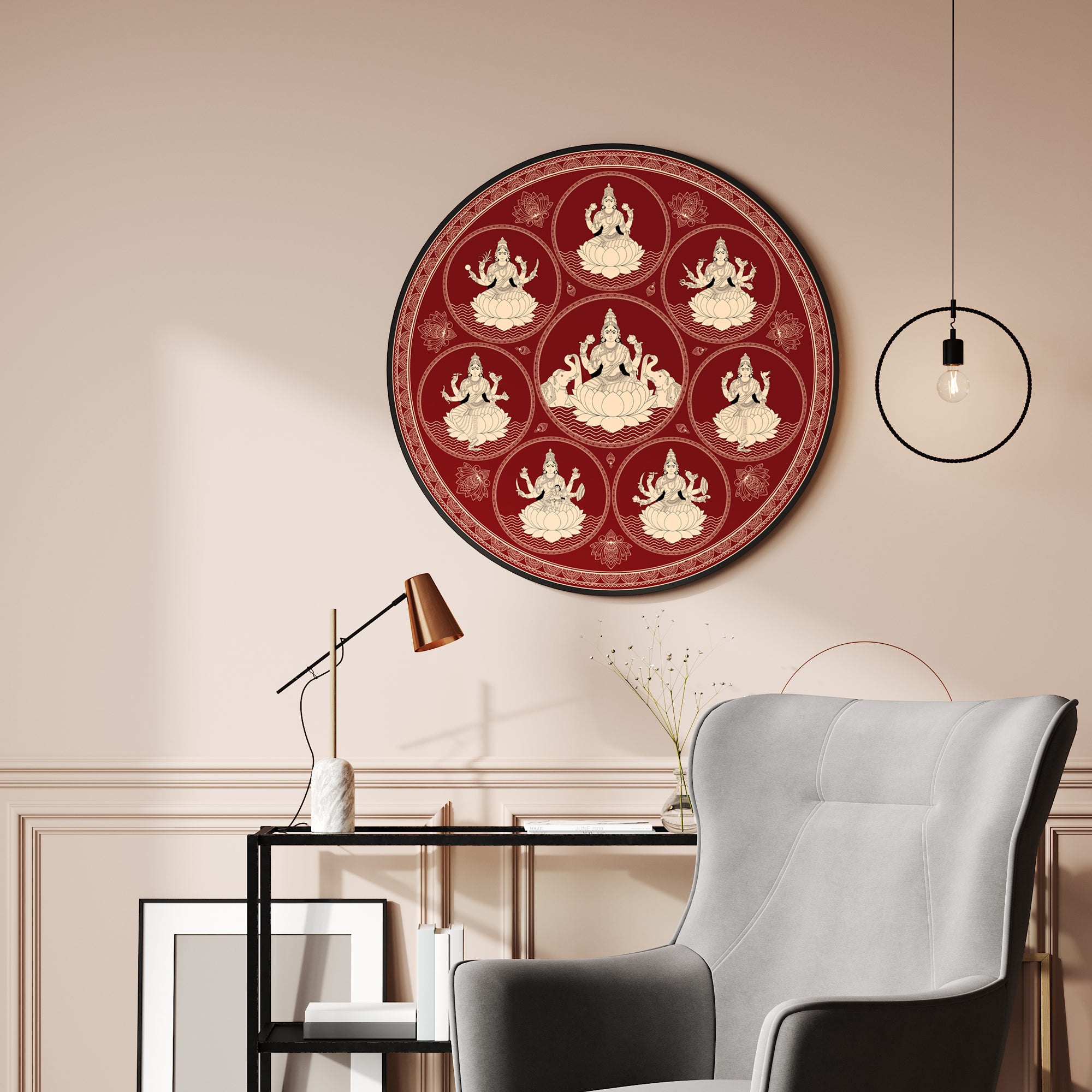 Circle of Abundance Wall Art Canvas Painting