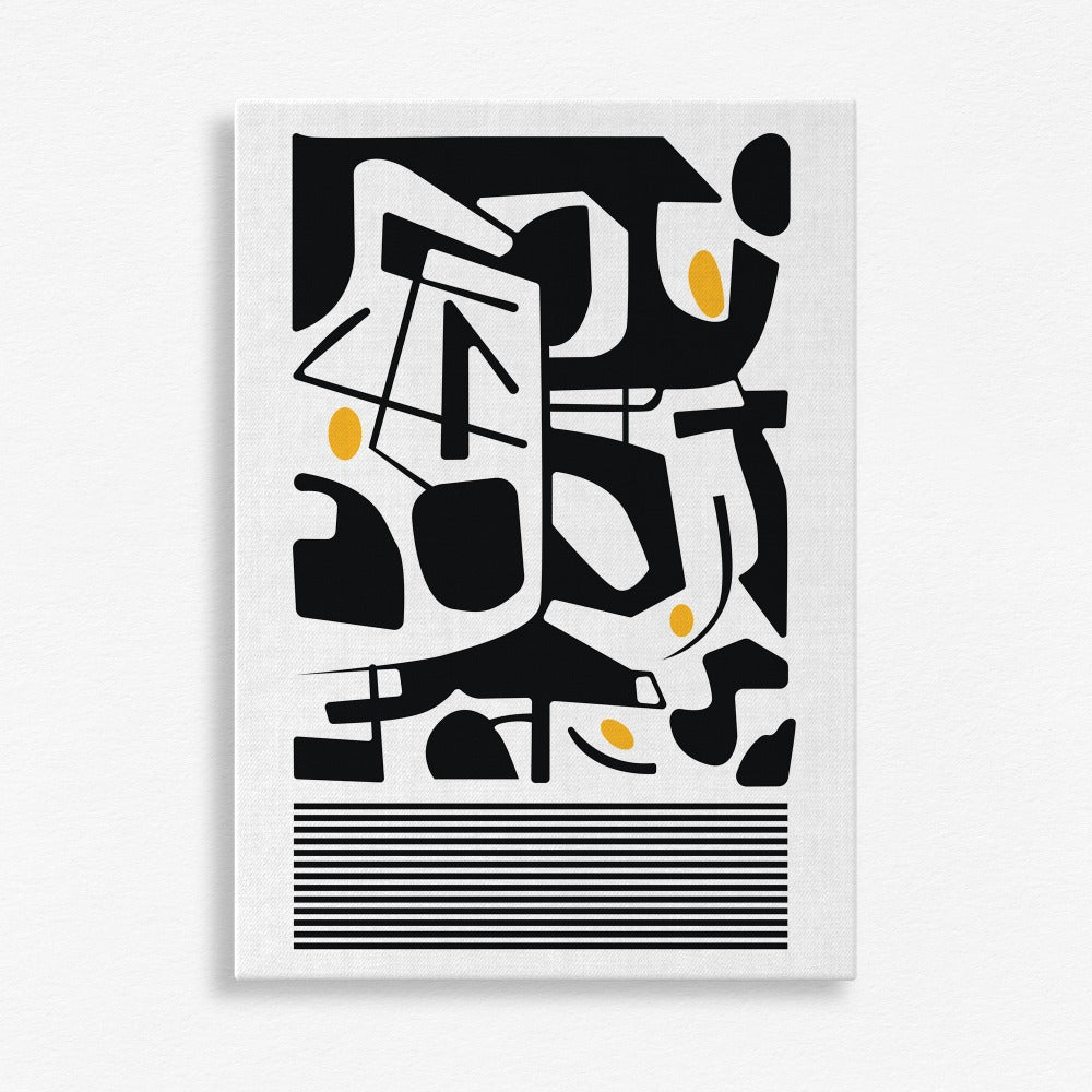 Yellow Touch Abstract