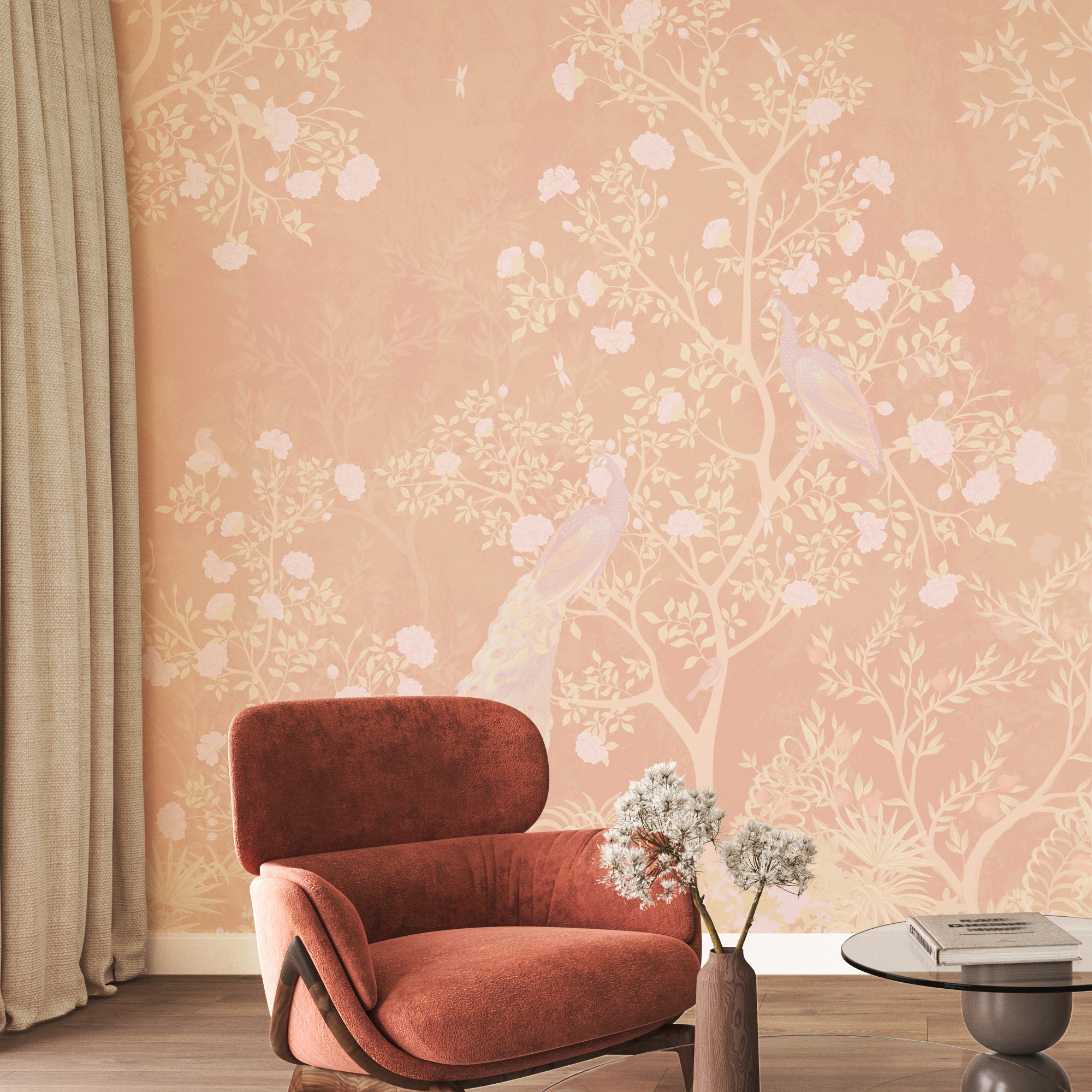 Blush Peacock Garden