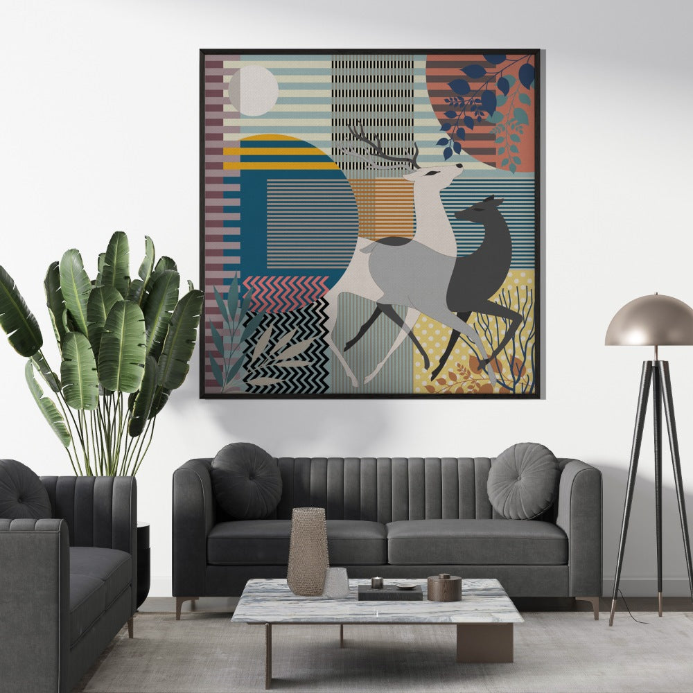 Deer in Colour World