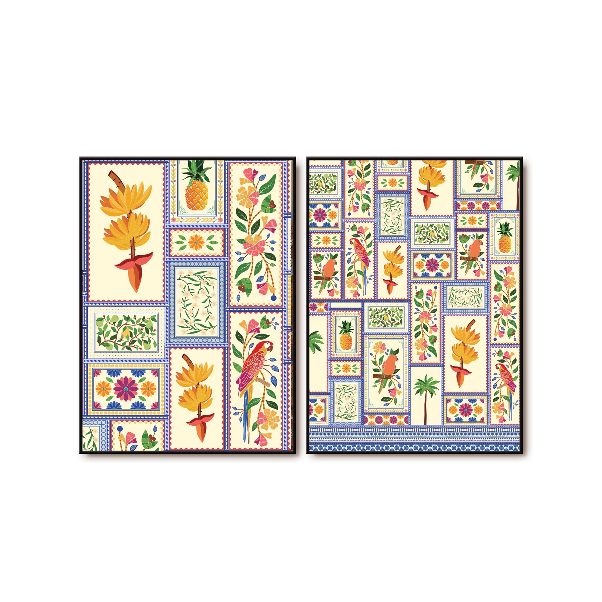 Colours on your wall - Set of 2