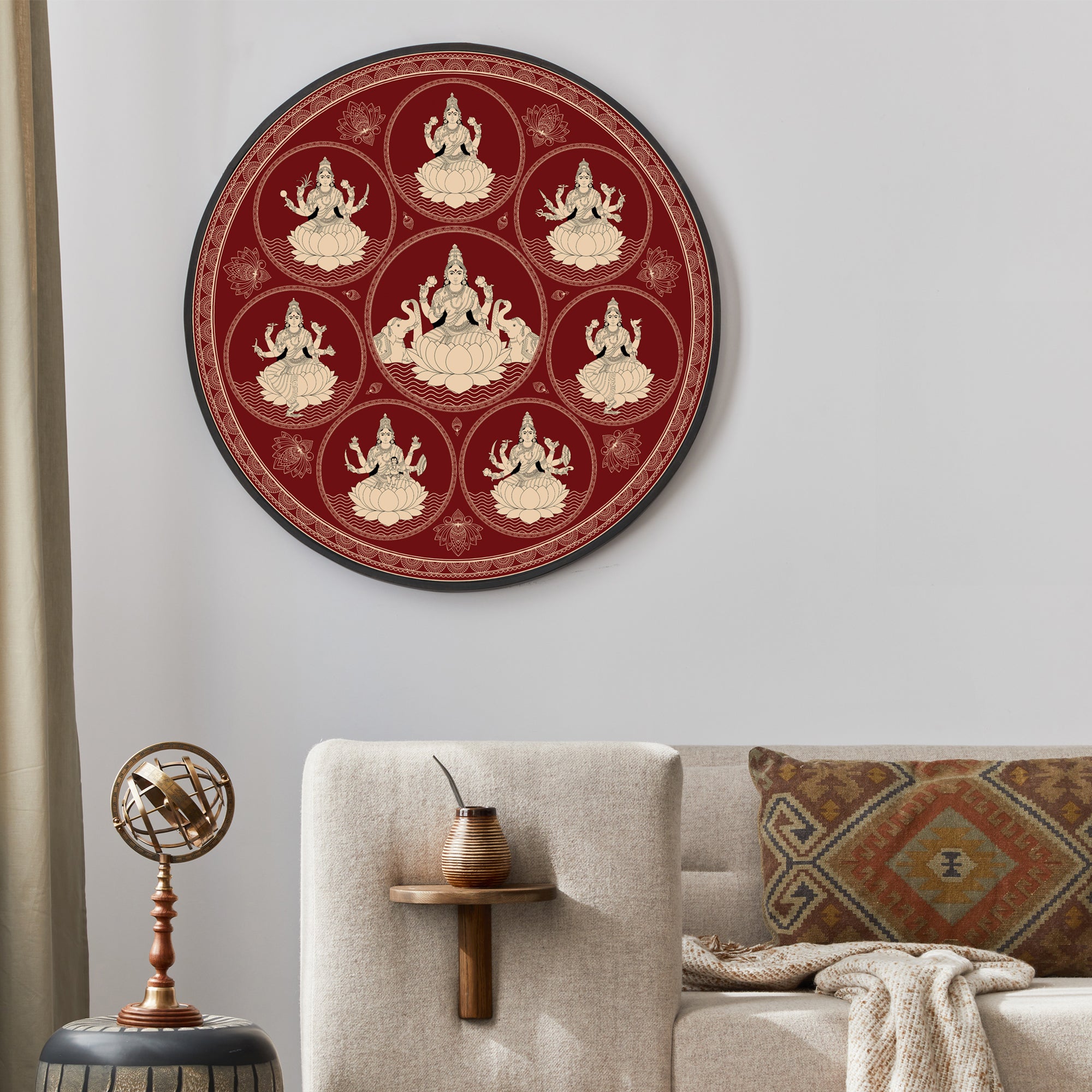 Circle of Abundance Wall Art Canvas Painting