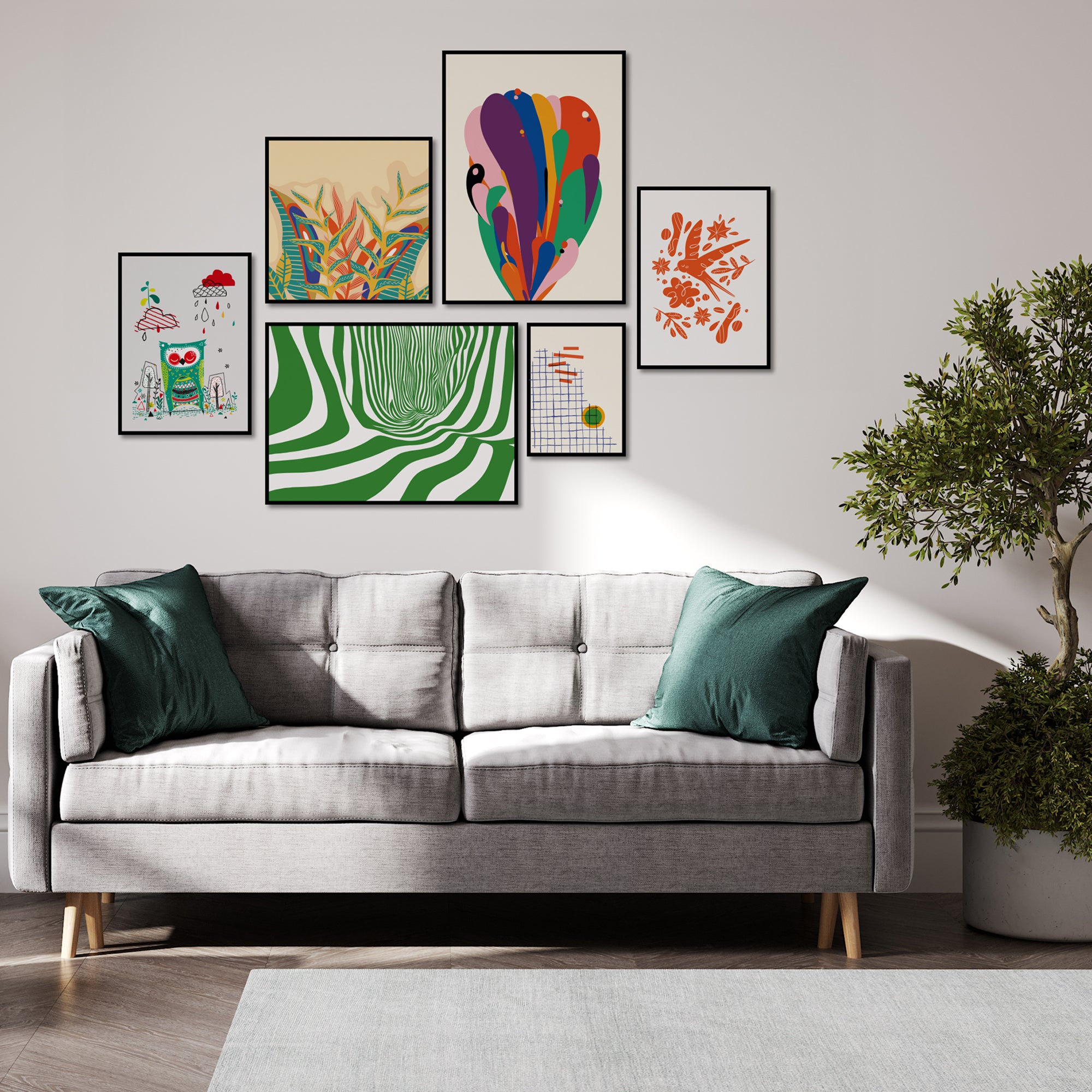 The Wall of Wonder - Set of 6