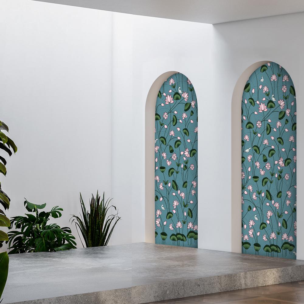 Pichwai - Lotus all over