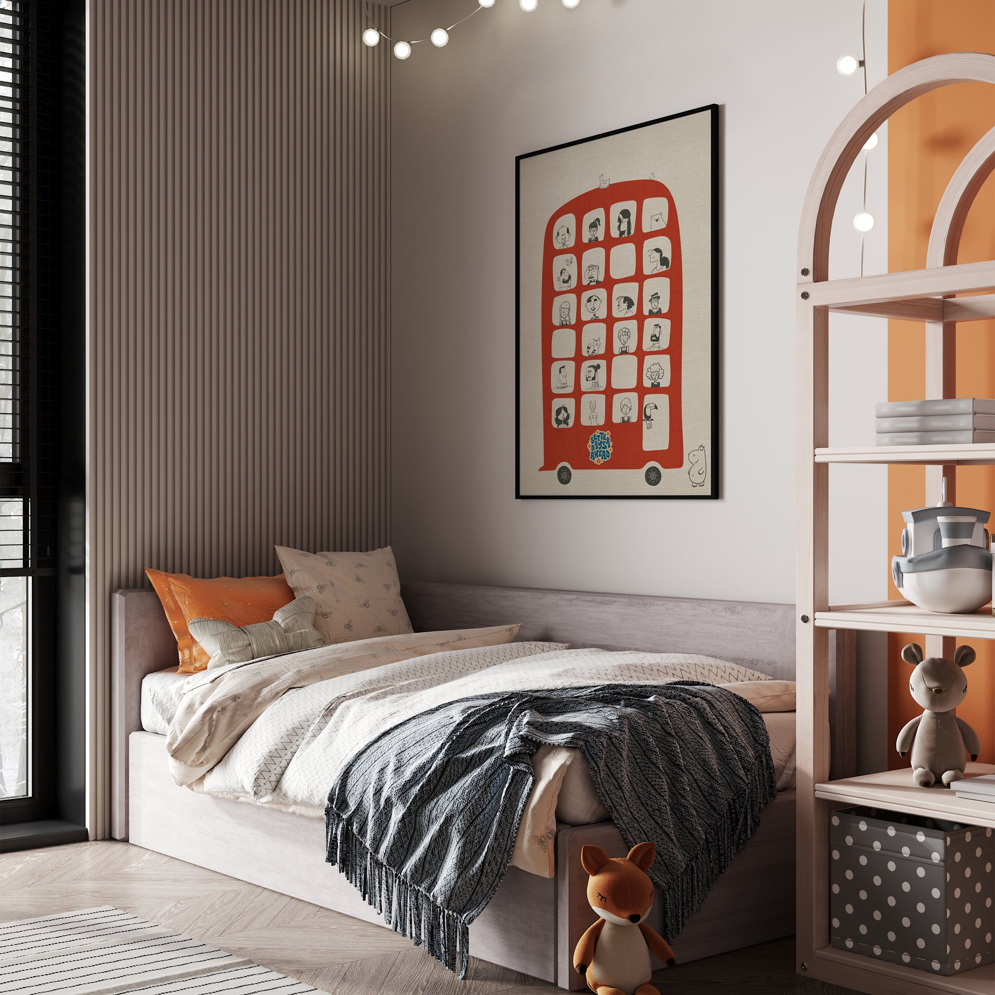 The Red Ride Chronicles Wall Art Canvas Painting