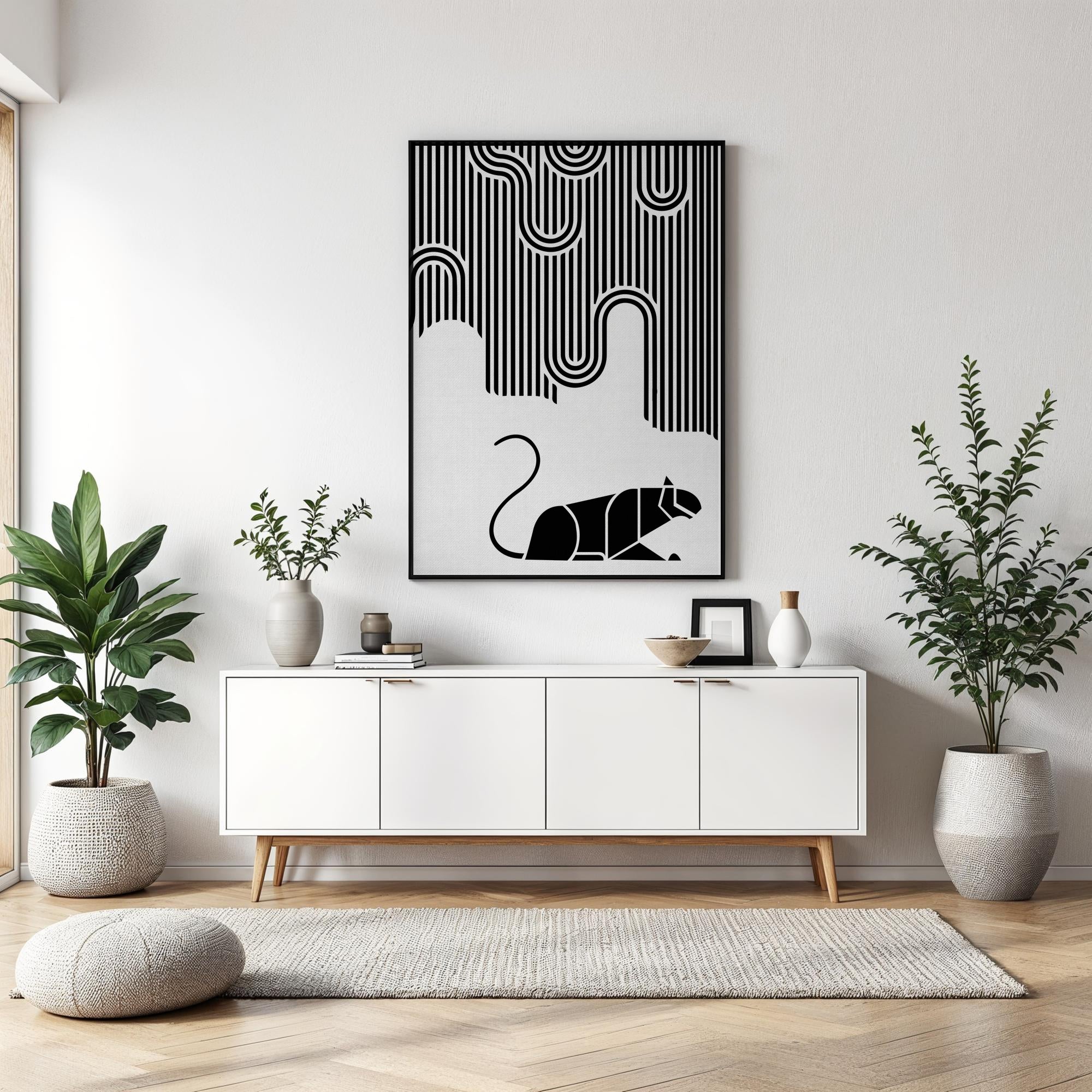 A Region of Activity Jaguar wall art