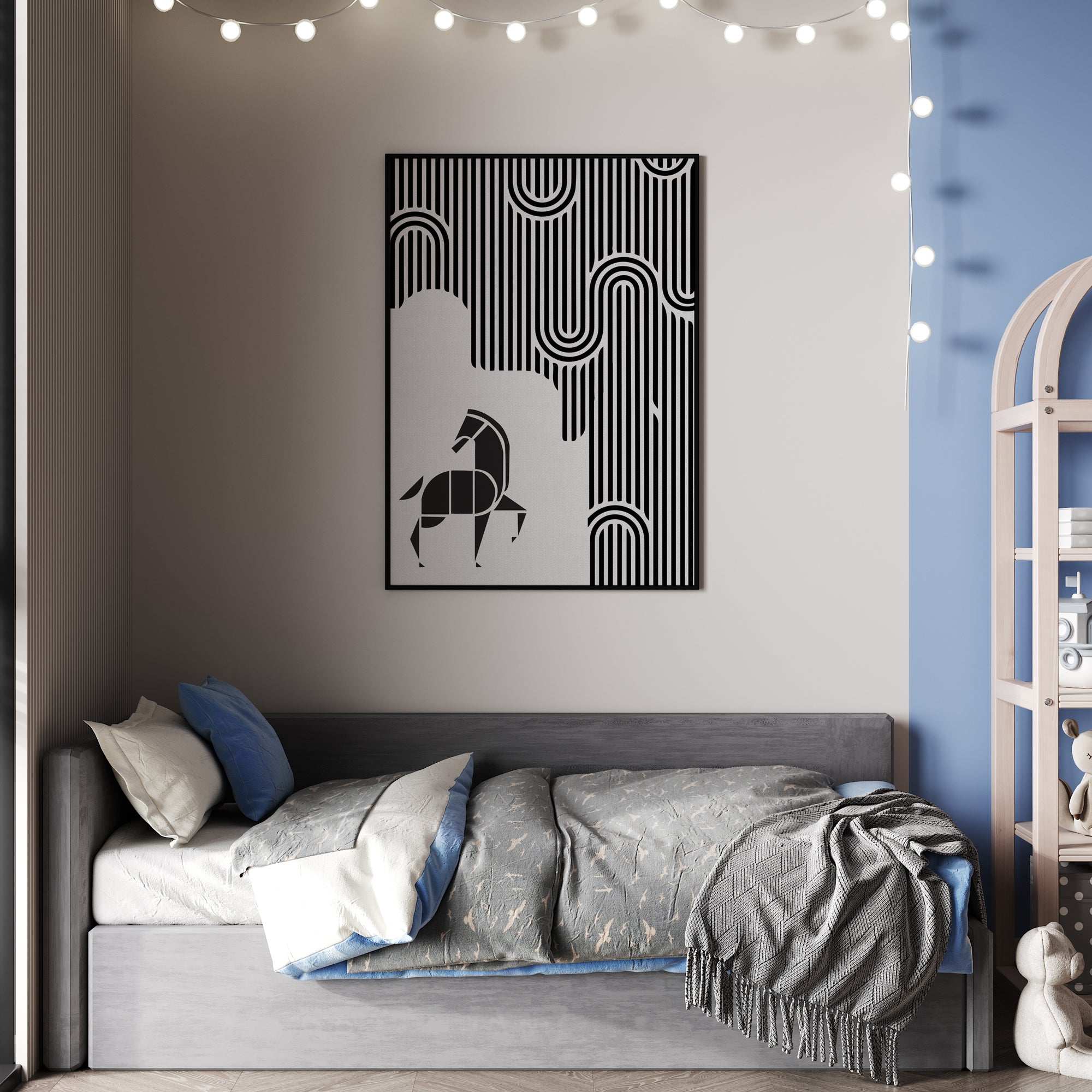 Region of Activity – The Galloping Horse Wall Art