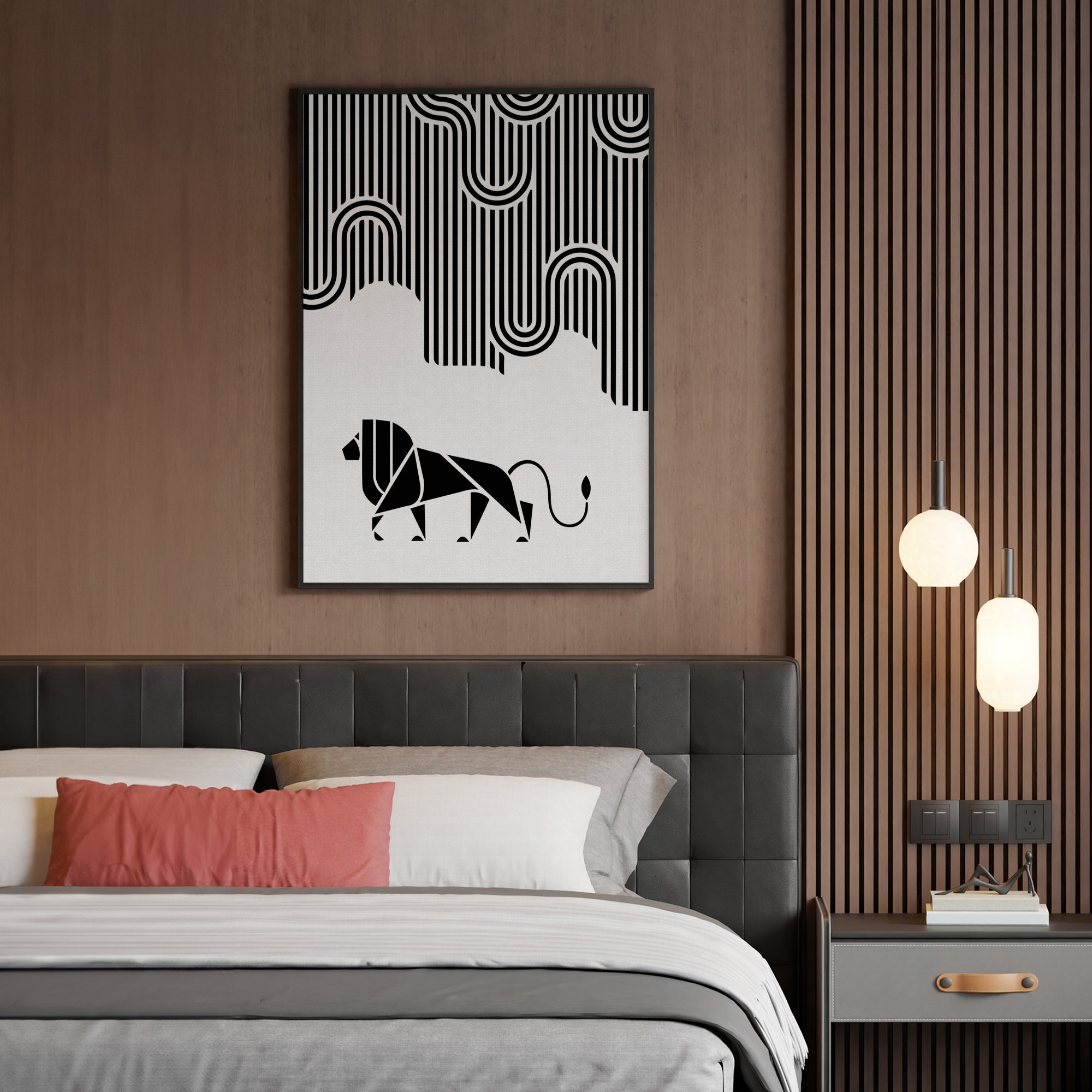 Region of Power – The Majestic Lion Wall Art