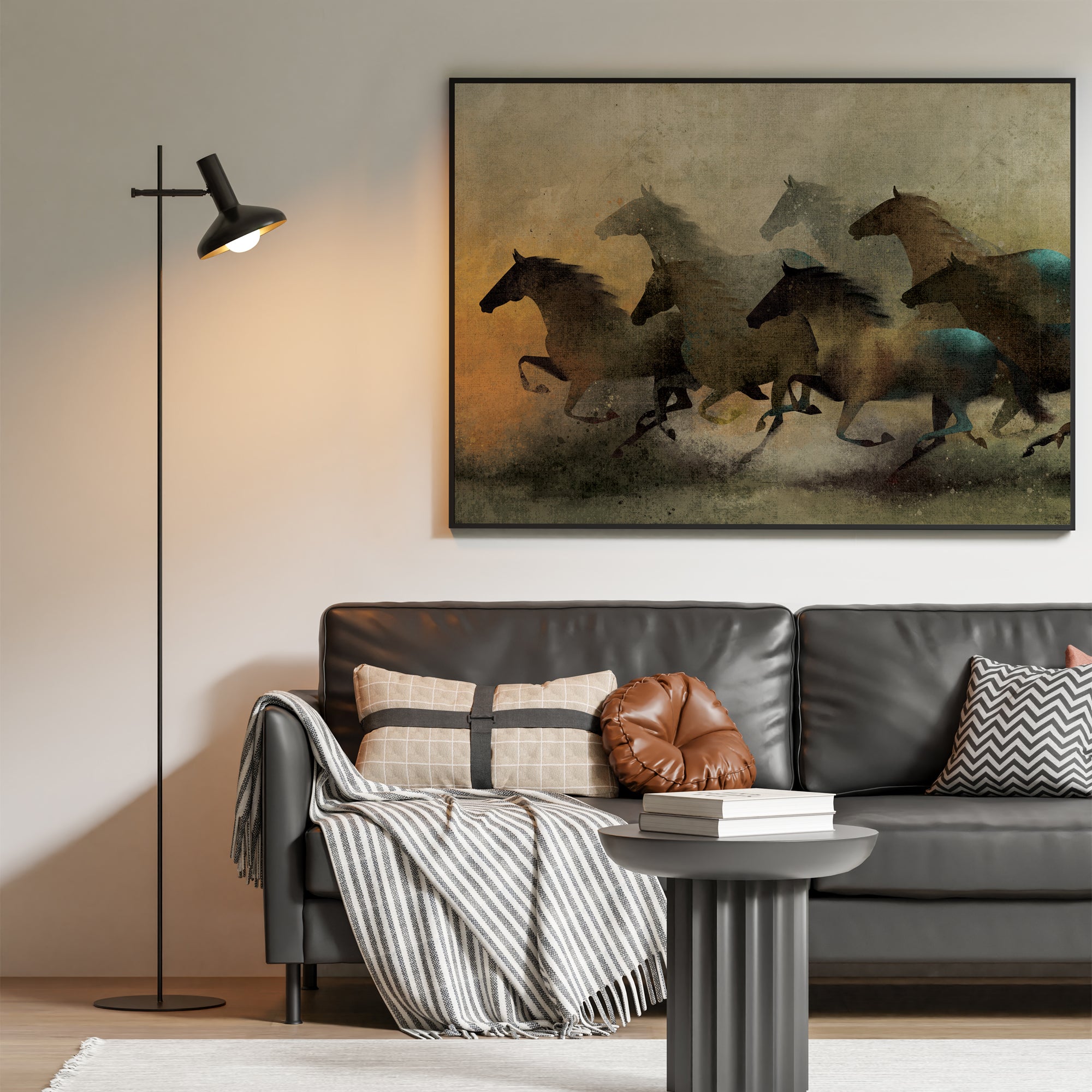 The 7 Horses Wall Art