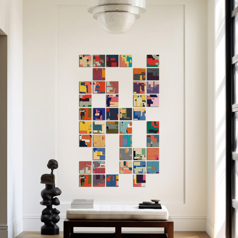 The Colourful Cubes - set of 44