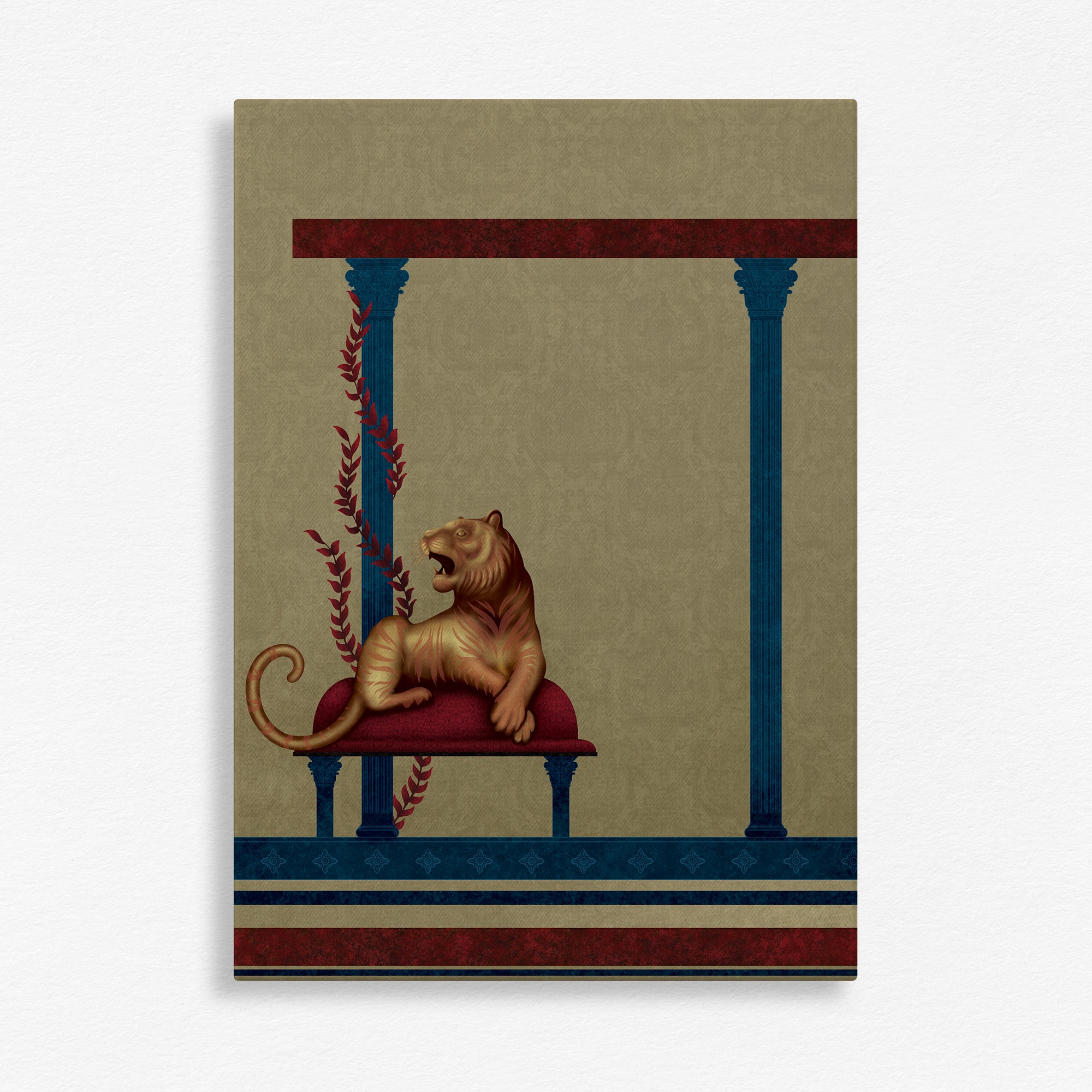 Lion In the Wilds- Wall Art Canvas Painting