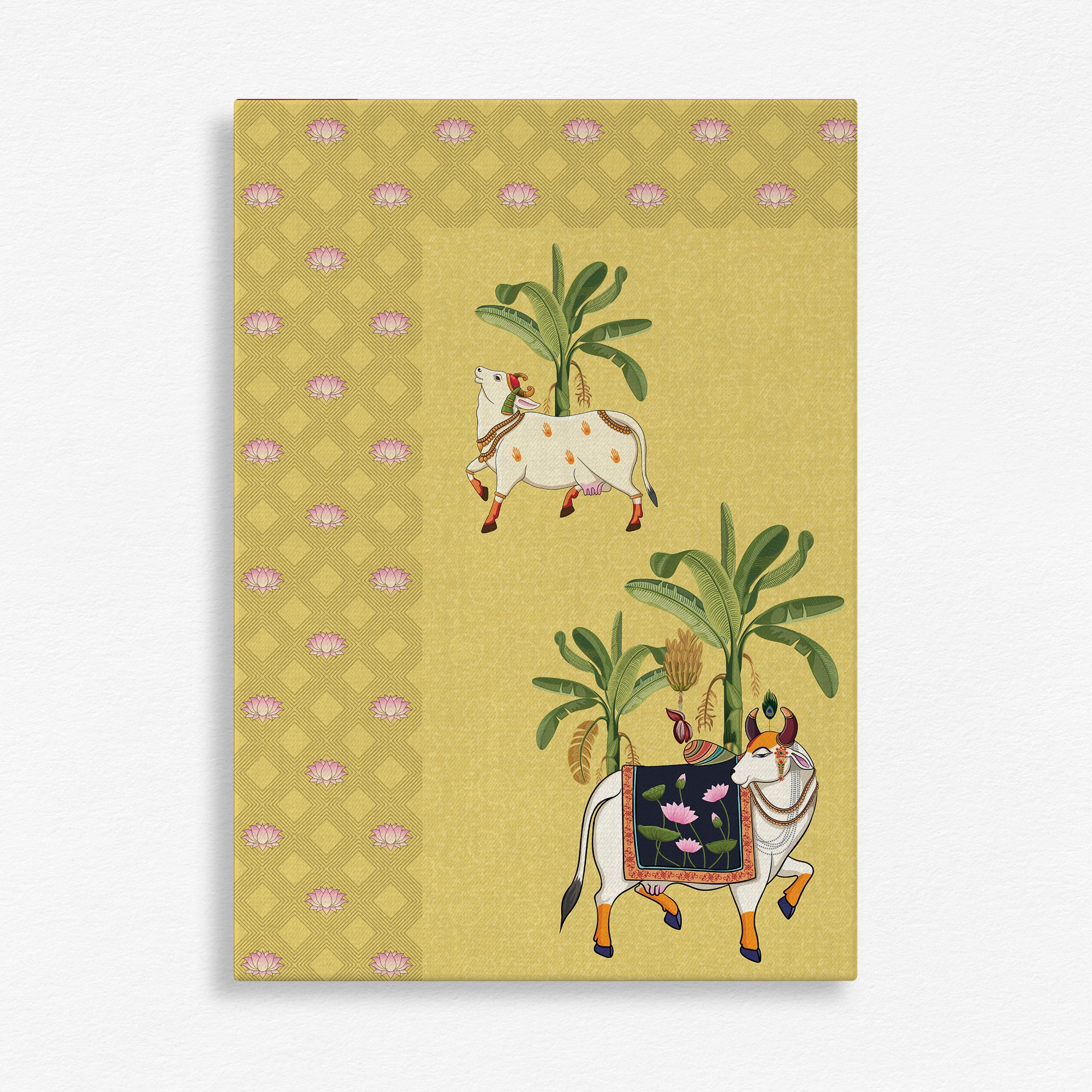 Whispers of Vrindavan Wall Art Canvas Painting