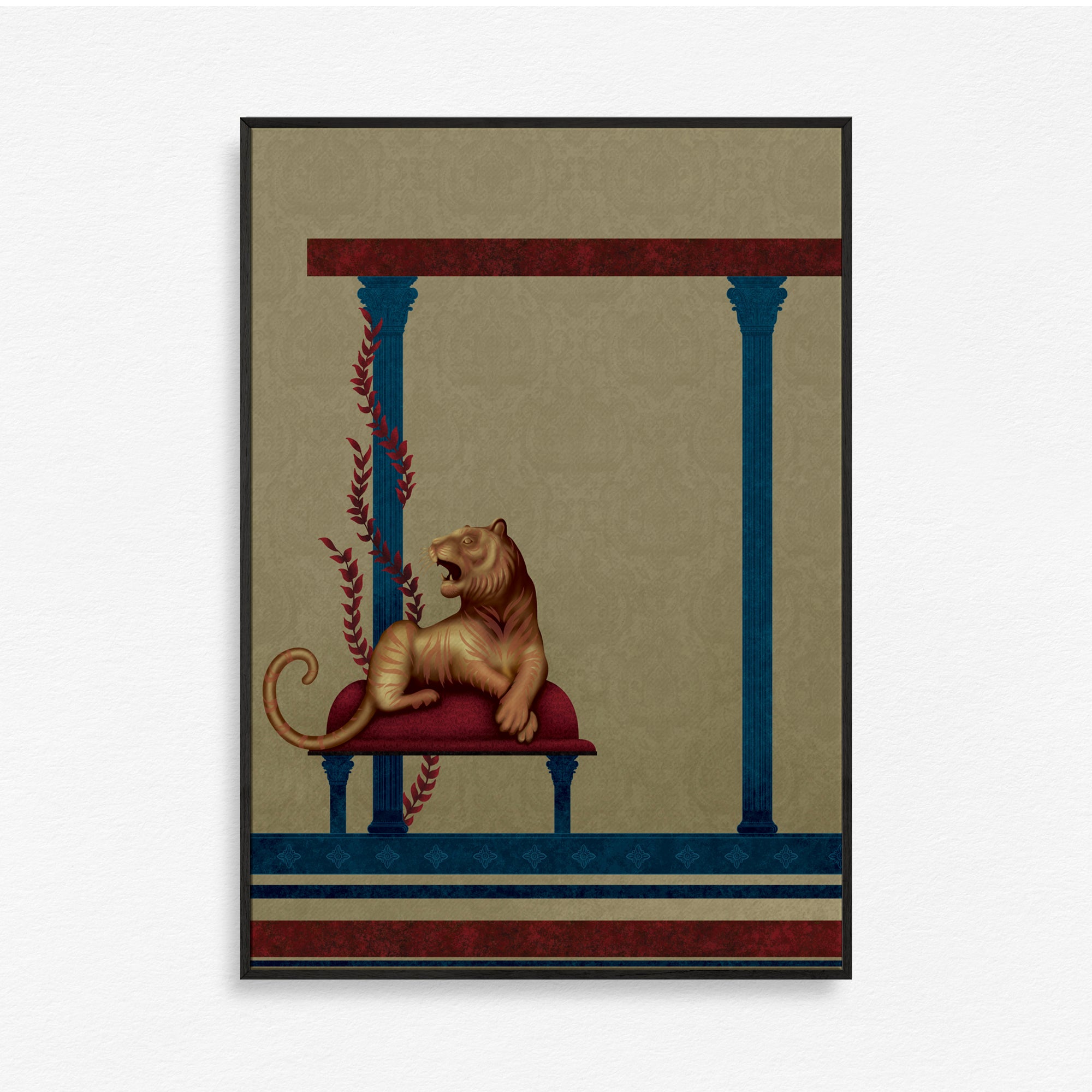 Lion In the Wilds- Wall Art Canvas Painting