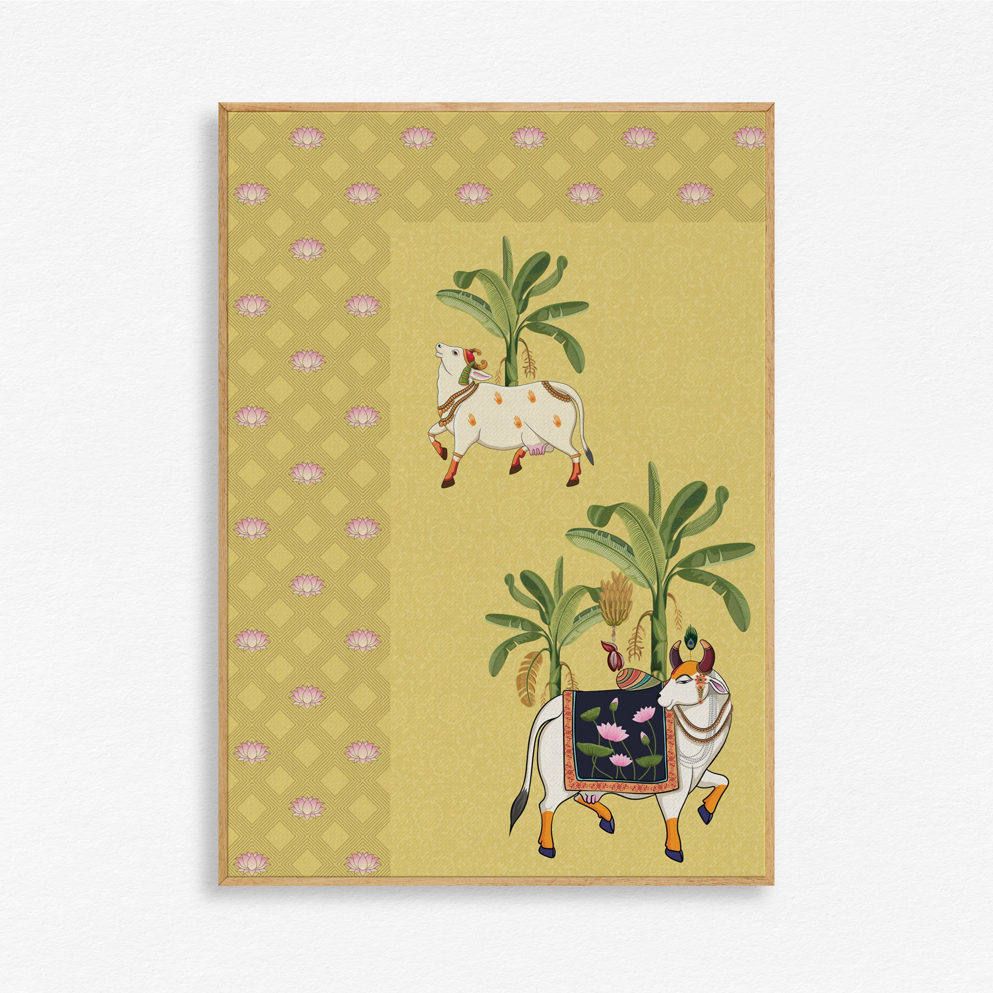 Whispers of Vrindavan Wall Art Canvas Painting