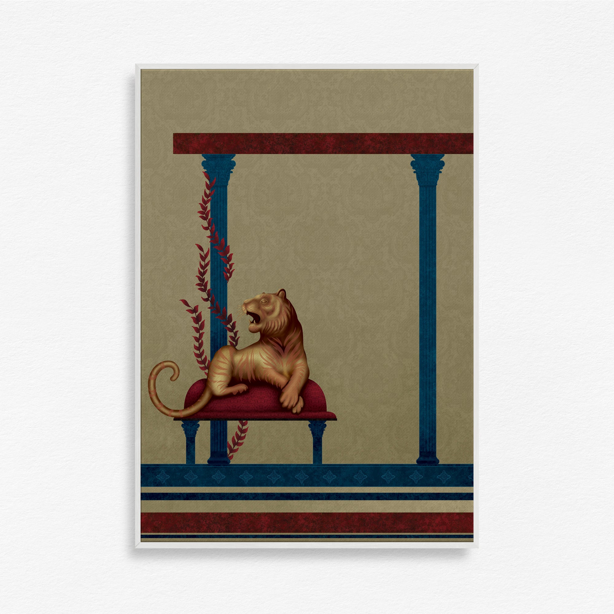 Lion In the Wilds- Wall Art Canvas Painting