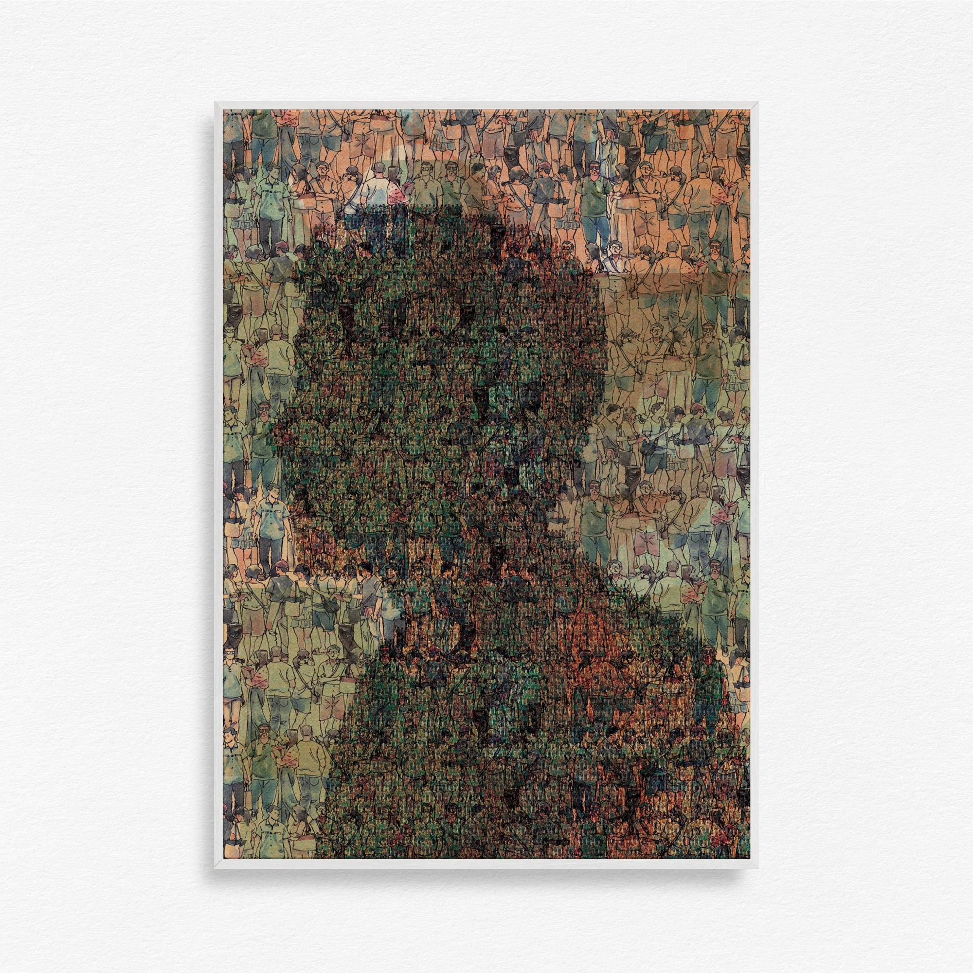 Shadow of a Thousand Stories- Beautiful Art Canvas Painting