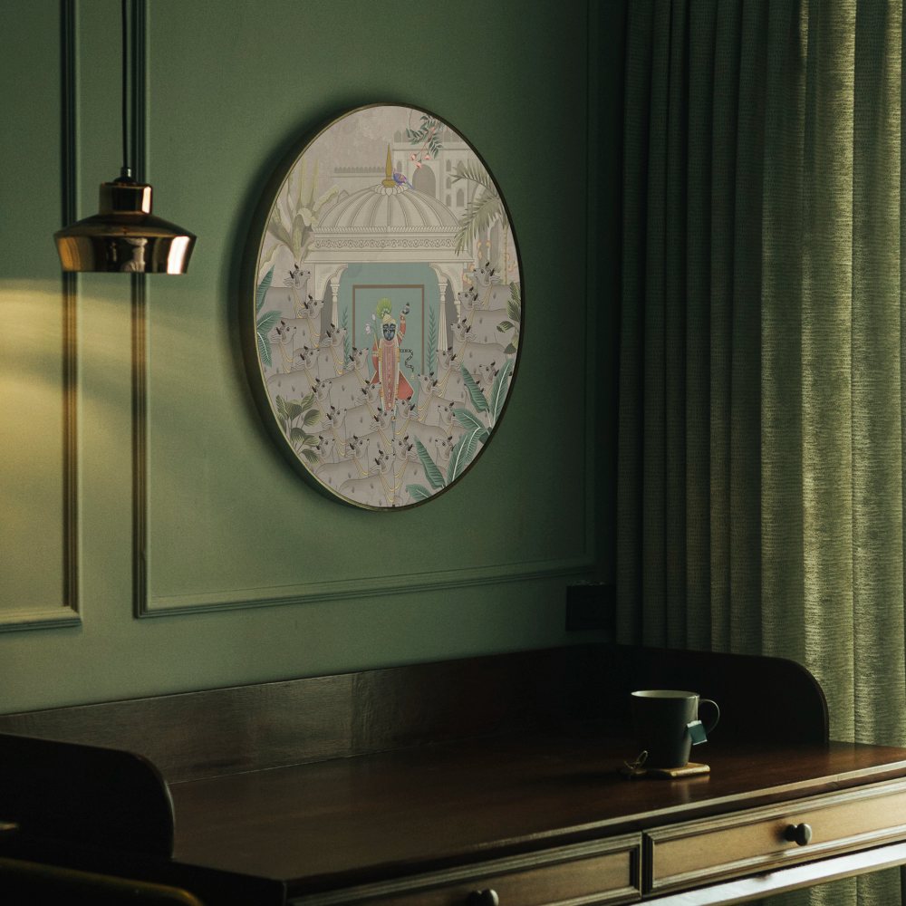 Pichwai - Vintage Round