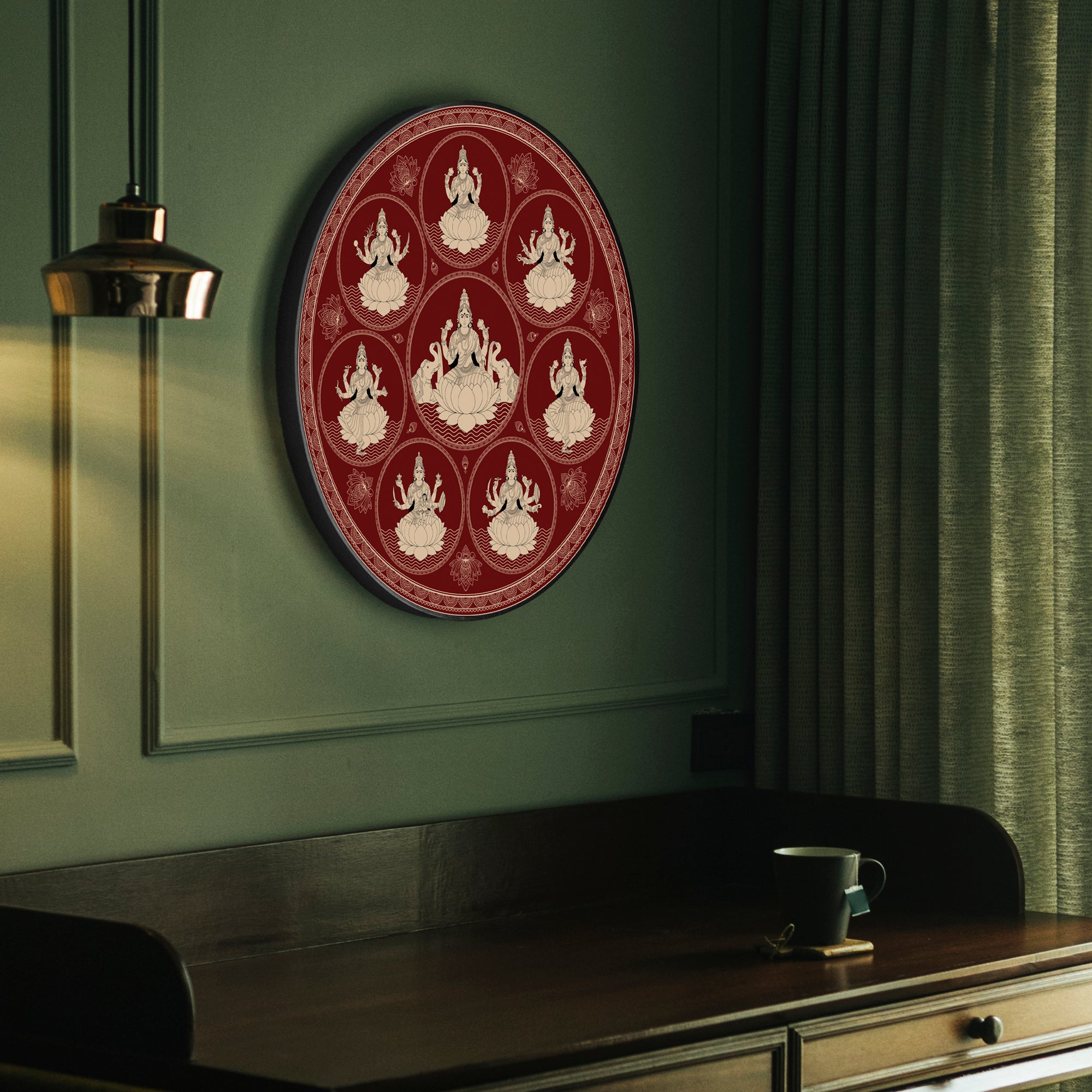 Circle of Abundance Wall Art Canvas Painting