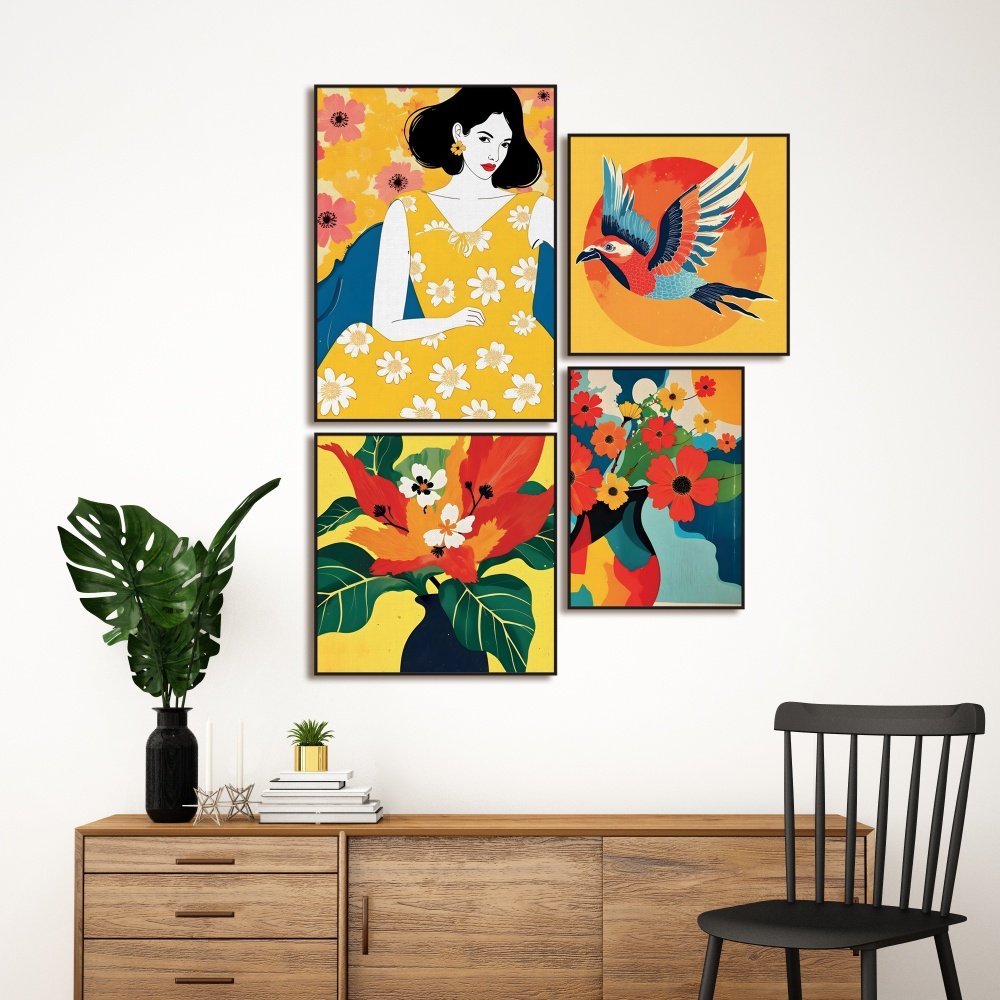 Linear Calm - set of 4