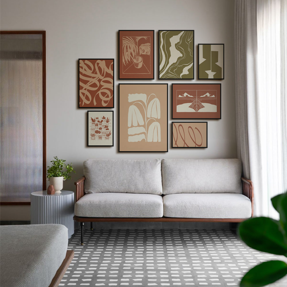 From the landscape view -set of 8