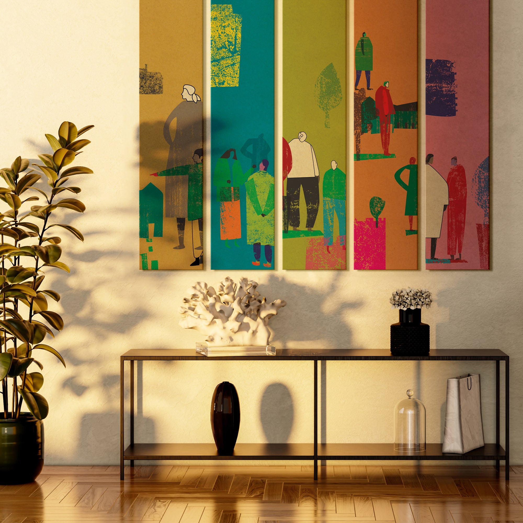 The City Crowd - Set of 5