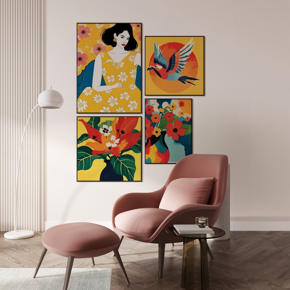 Linear Calm - set of 4