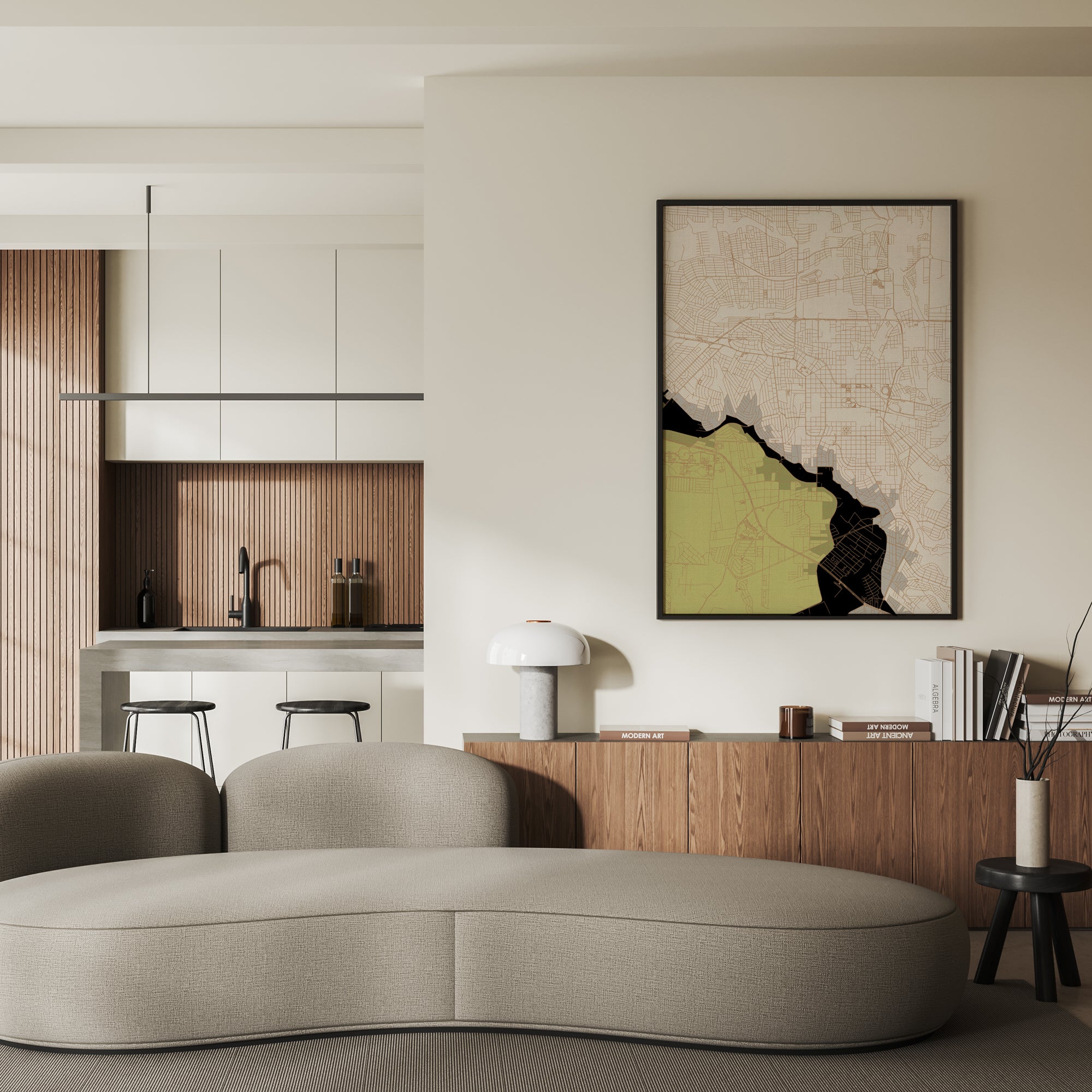 Urban Tapestry: A City in Contrast