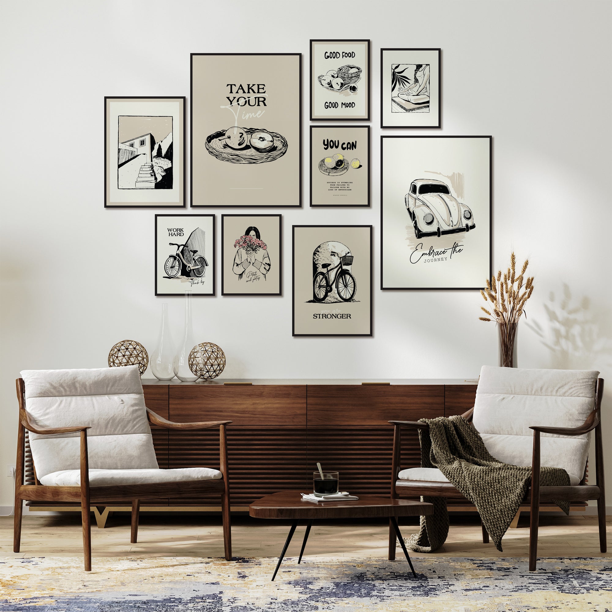 Bloom of thought - Set of 9