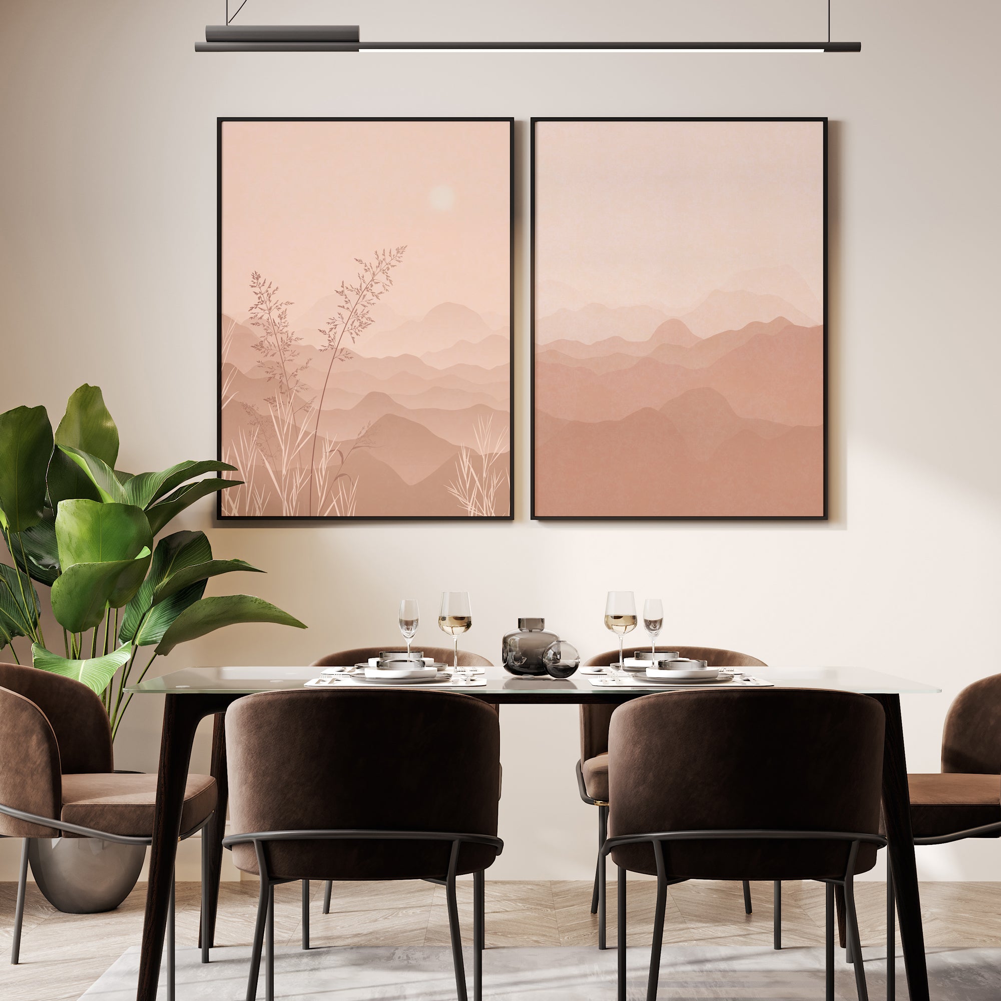 Serene in Bloom - Set of 2