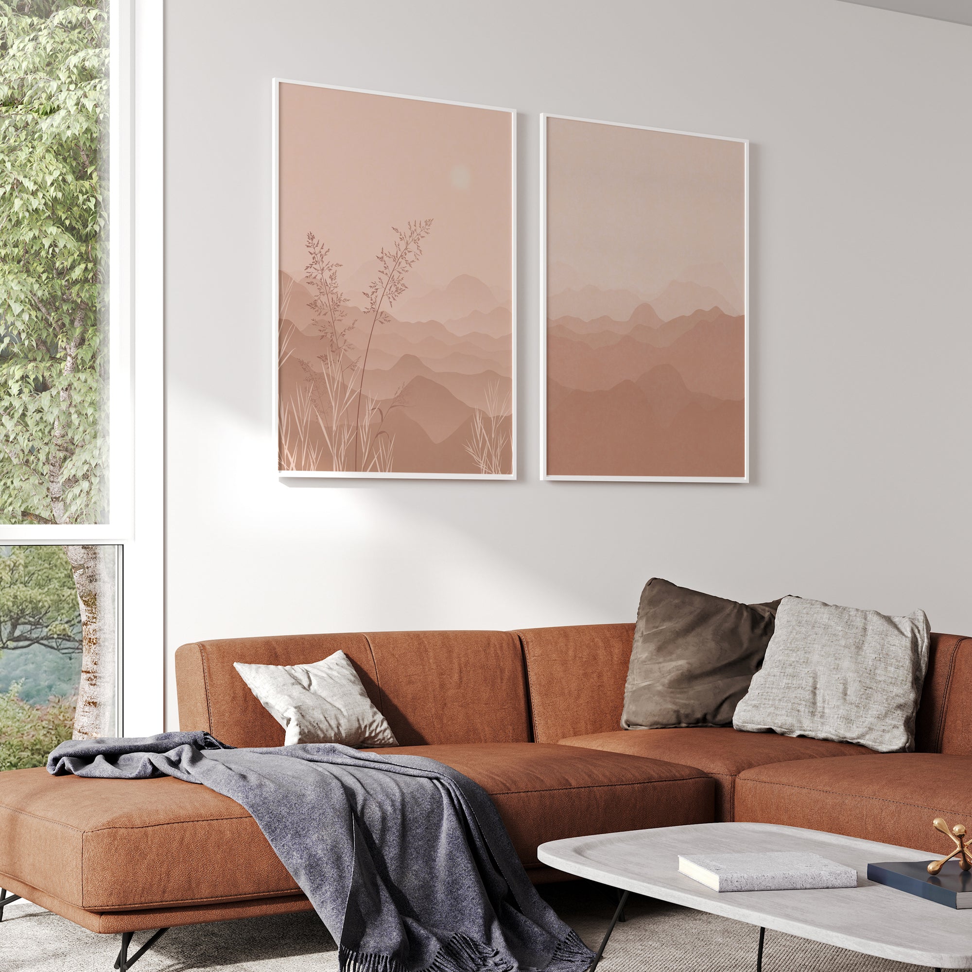 Serene in Bloom - Set of 2