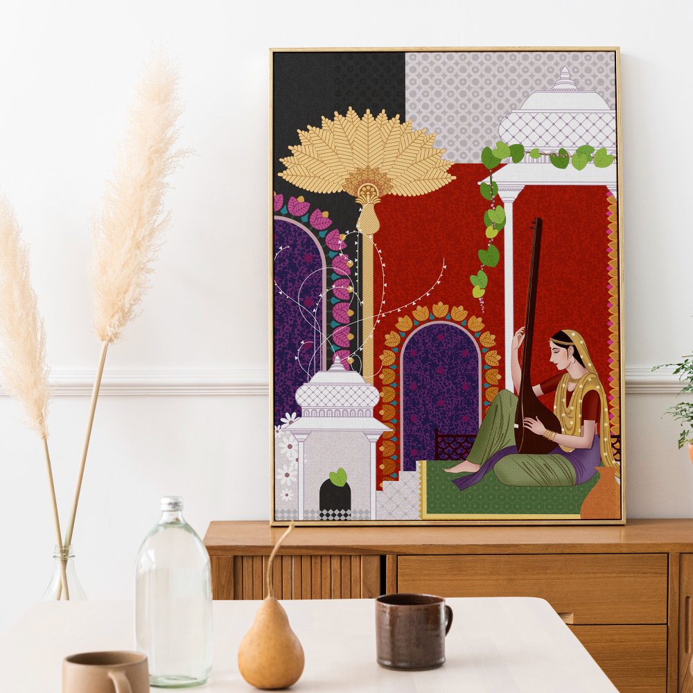 Ravi Paranjape - Lady at Window-1