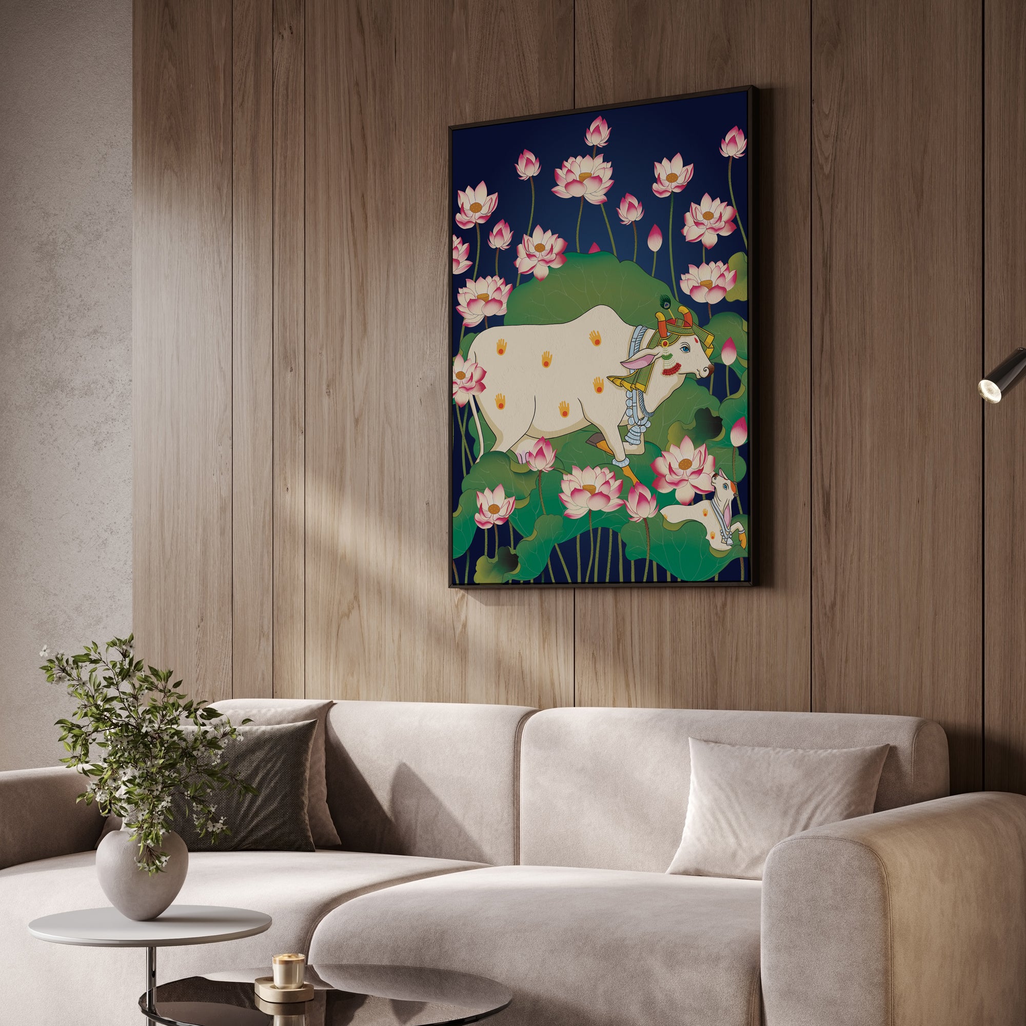 Vraj ki Chavi Wall Art Canvas Painting