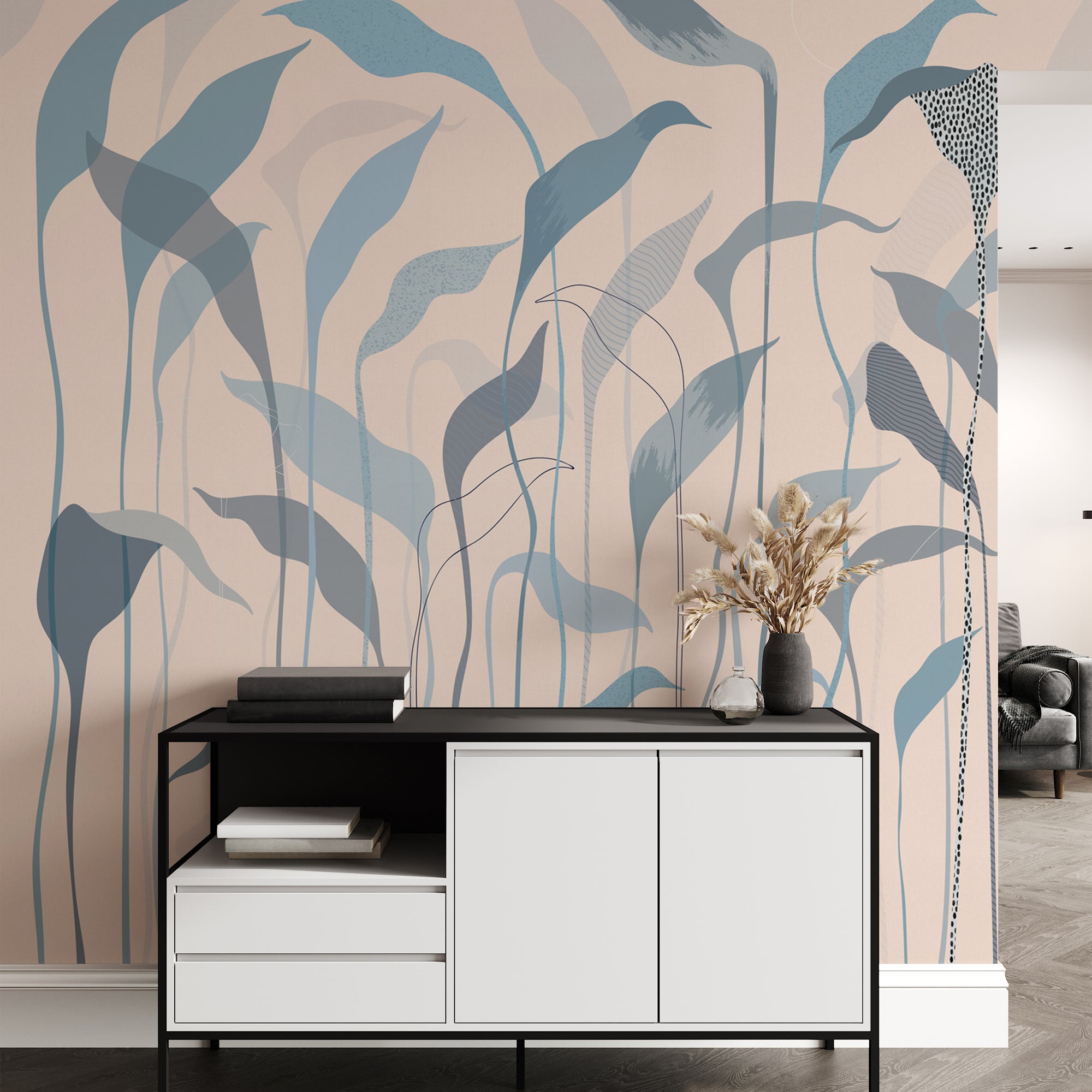 Dreamy Landscape - Aqua tone